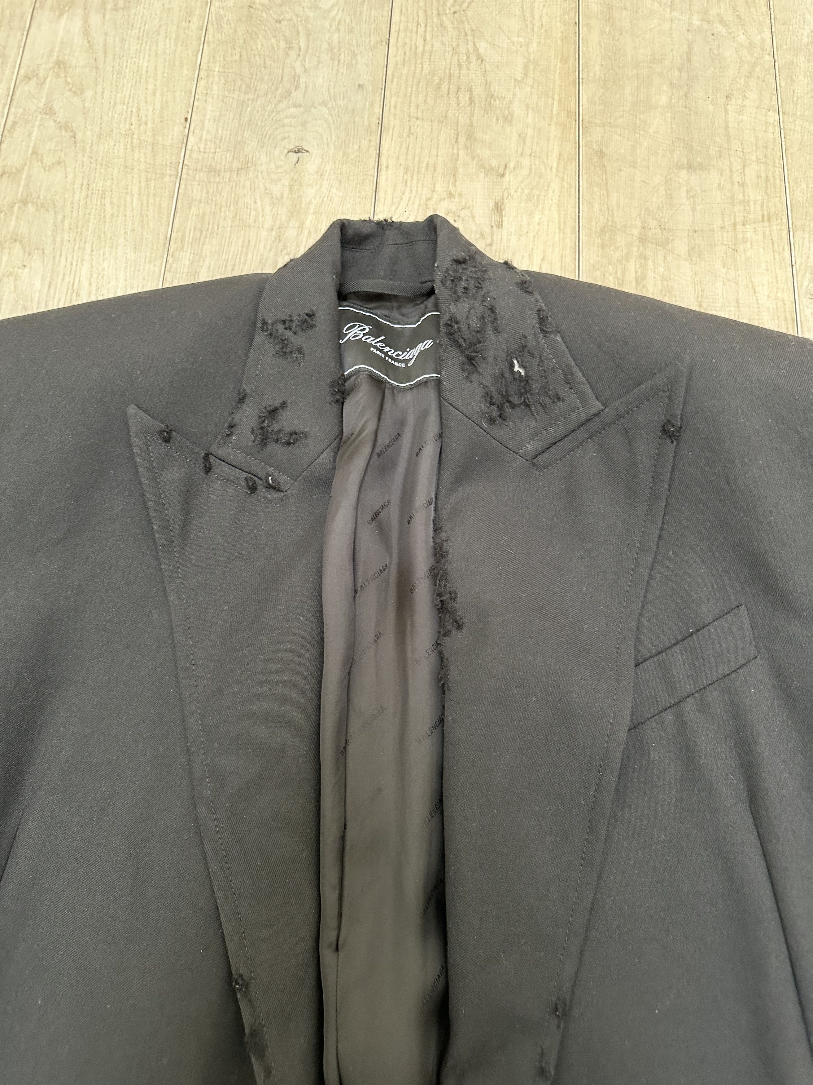 Balenciaga Iconic Oversized Ripped Coat Size US M / EU 48-50 / 2 - 4 Thumbnail