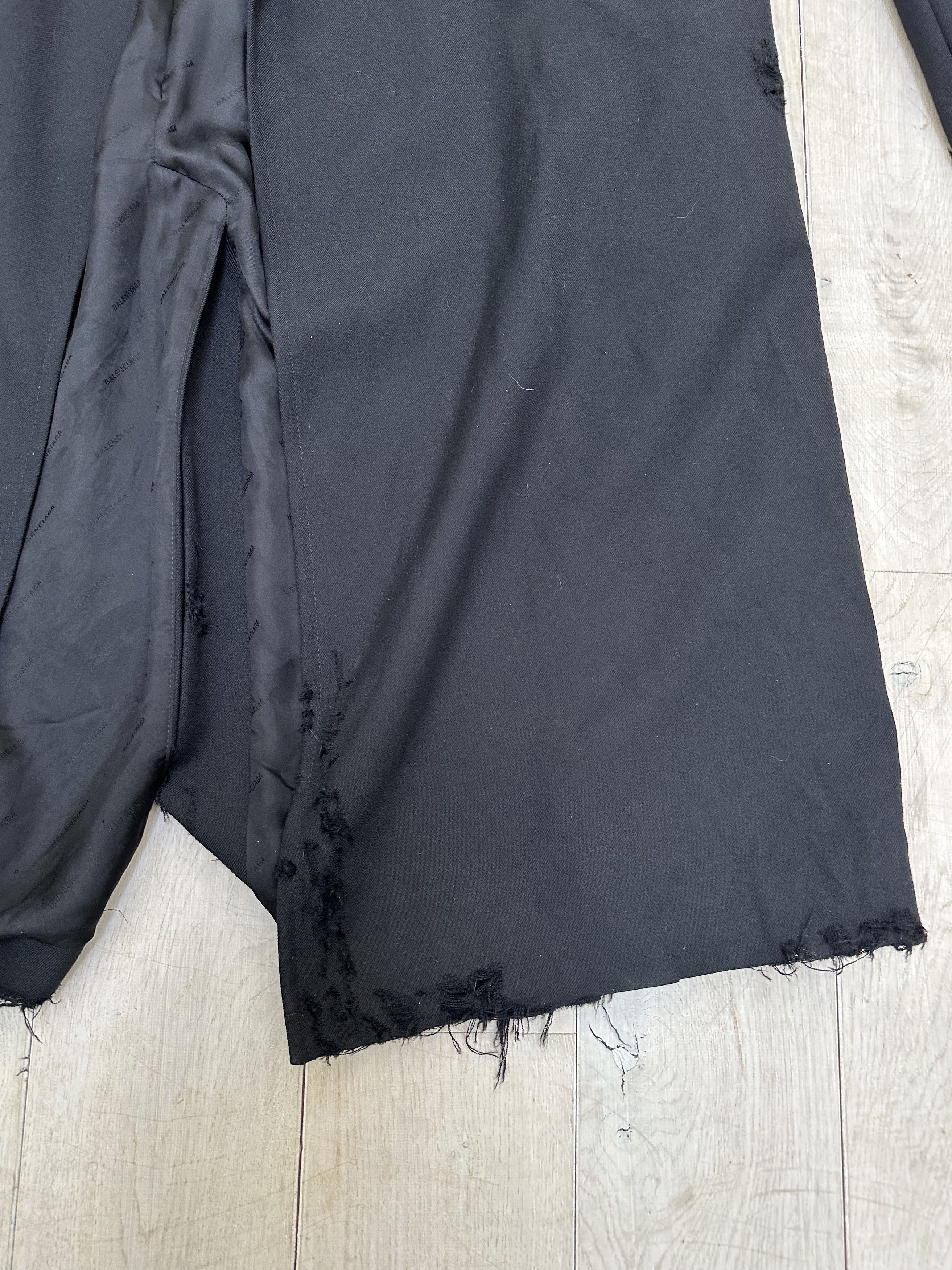 Balenciaga Iconic Oversized Ripped Coat Size US M / EU 48-50 / 2 - 2 Thumbnail