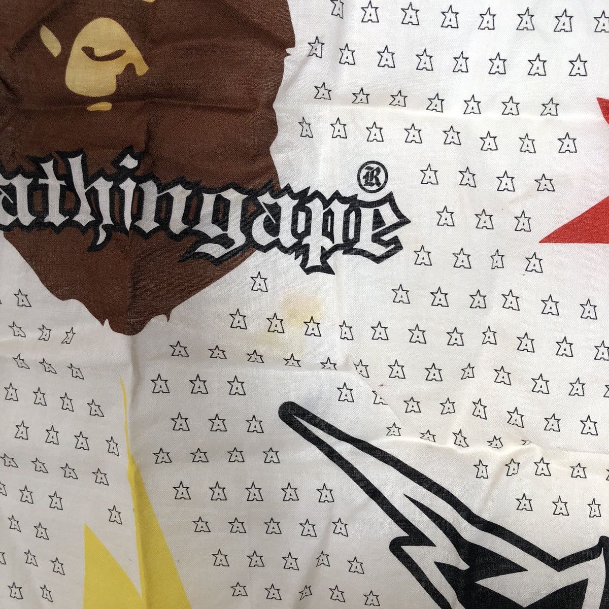 Bape A Bathing Ape Scarves Bandana New Old Stock Deathstock Size ONE SIZE - 4 Thumbnail