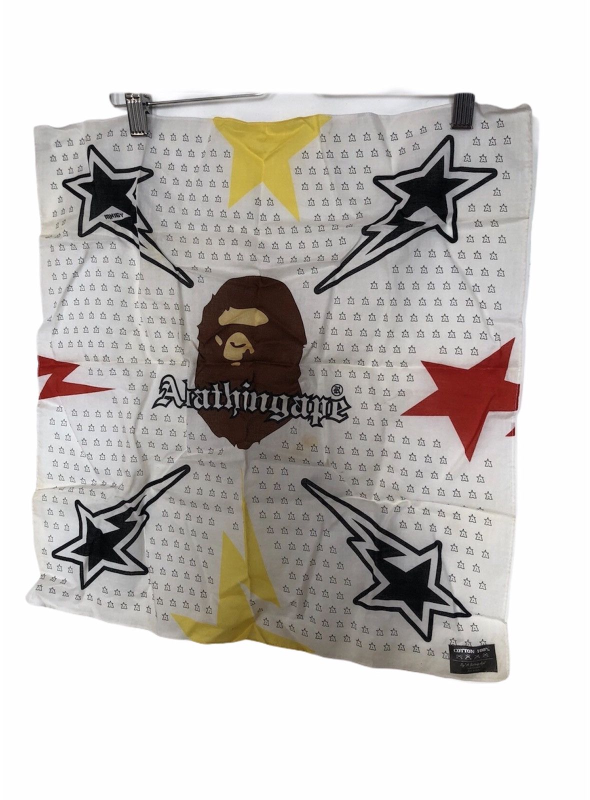 Bape A Bathing Ape Scarves Bandana New Old Stock Deathstock Size ONE SIZE - 2 Thumbnail