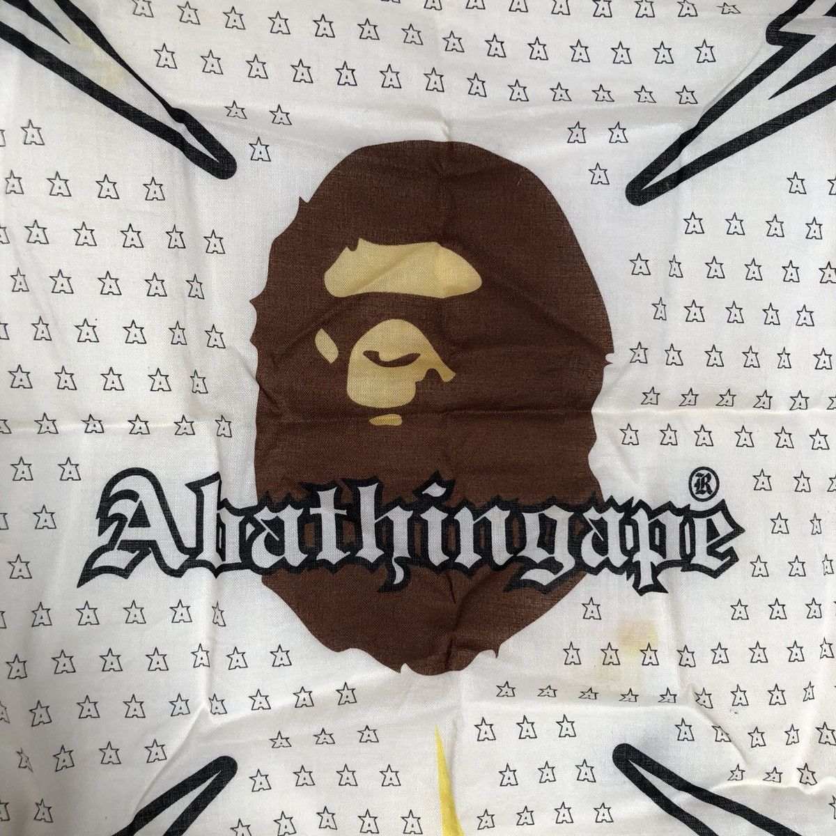 Bape A Bathing Ape Scarves Bandana New Old Stock Deathstock Size ONE SIZE - 7 Thumbnail