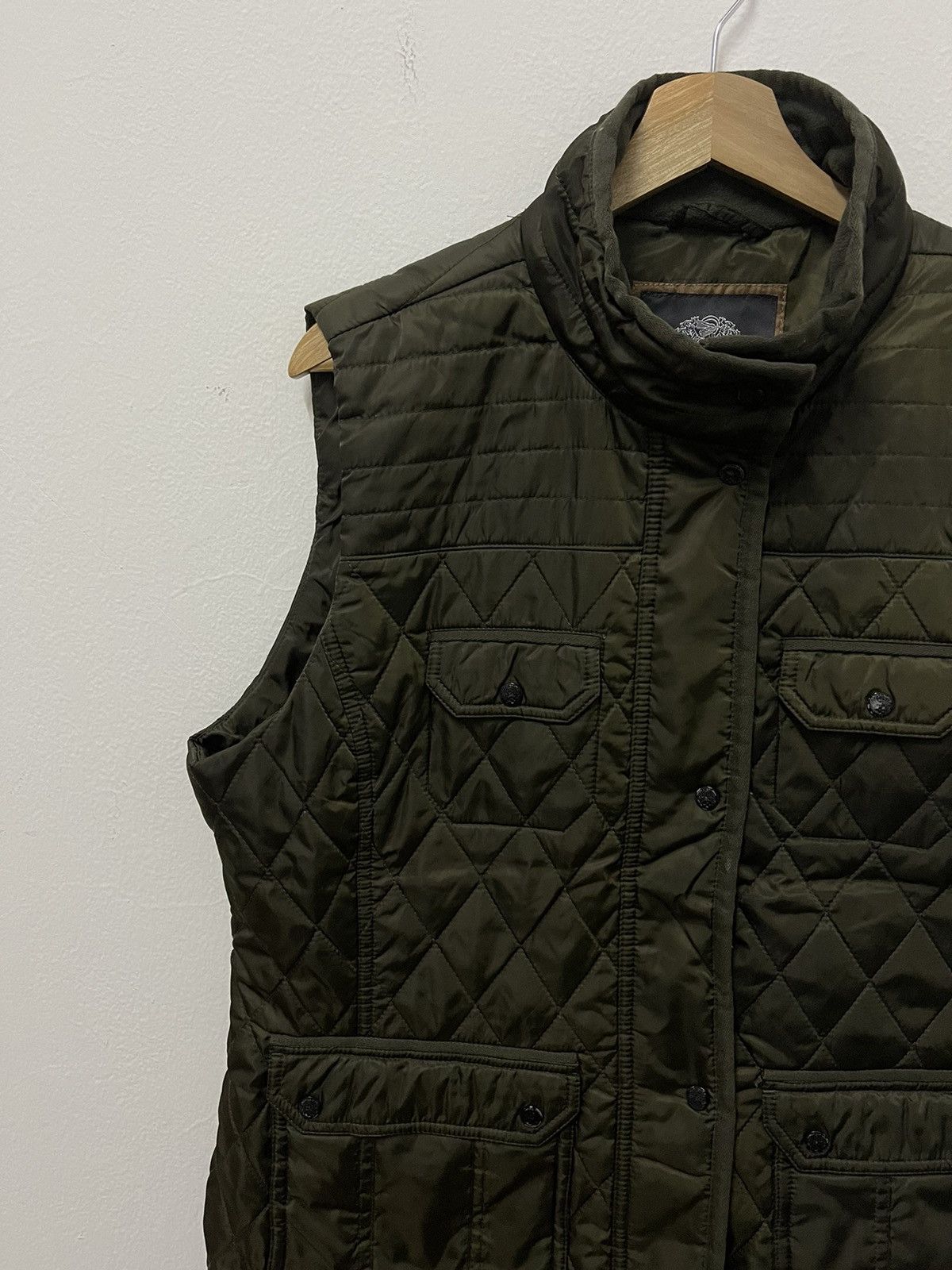 Japanese Brand × Vince Camuto × Vintage Vintage Vince Camuto Primaloft Military Style Zipper Vest Size US M / EU 48-50 / 2 - 2 Thumbnail