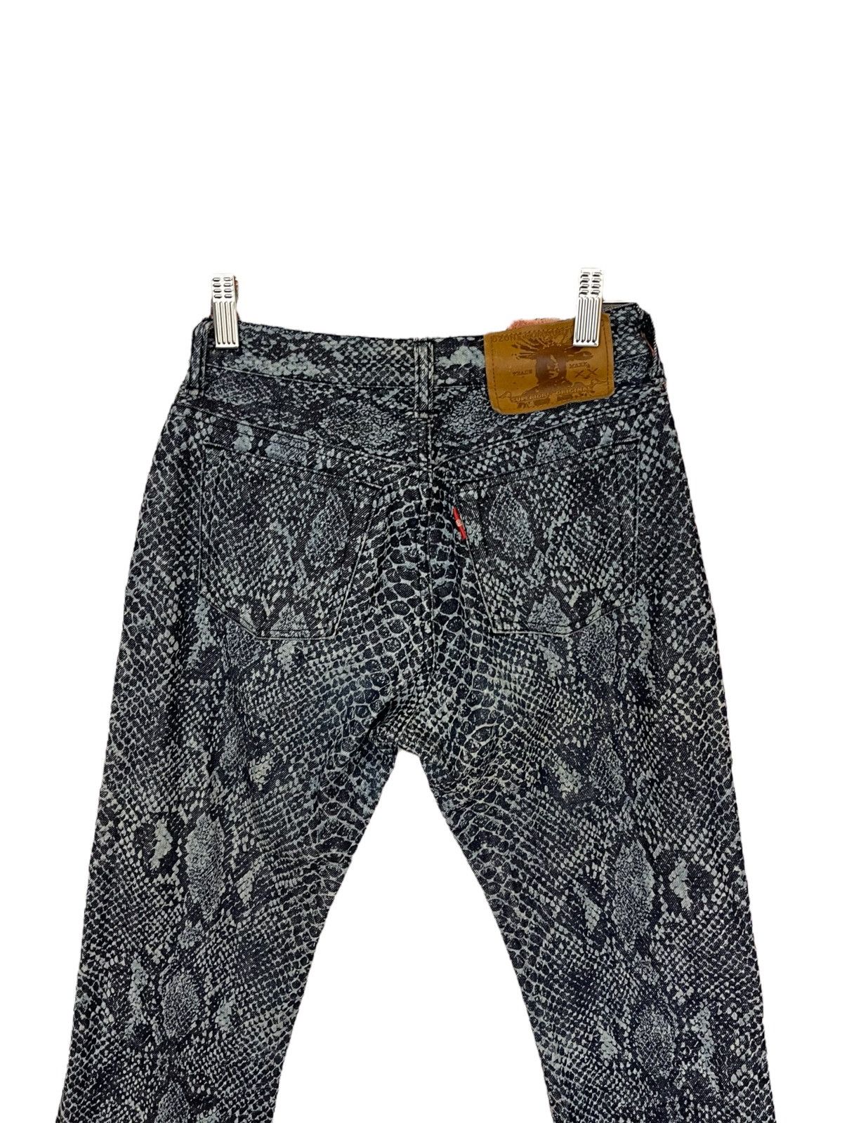 Japanese Brand ozone community tokyo snake printed jeans Size 24" / US 00 / IT 34 - 5 Thumbnail