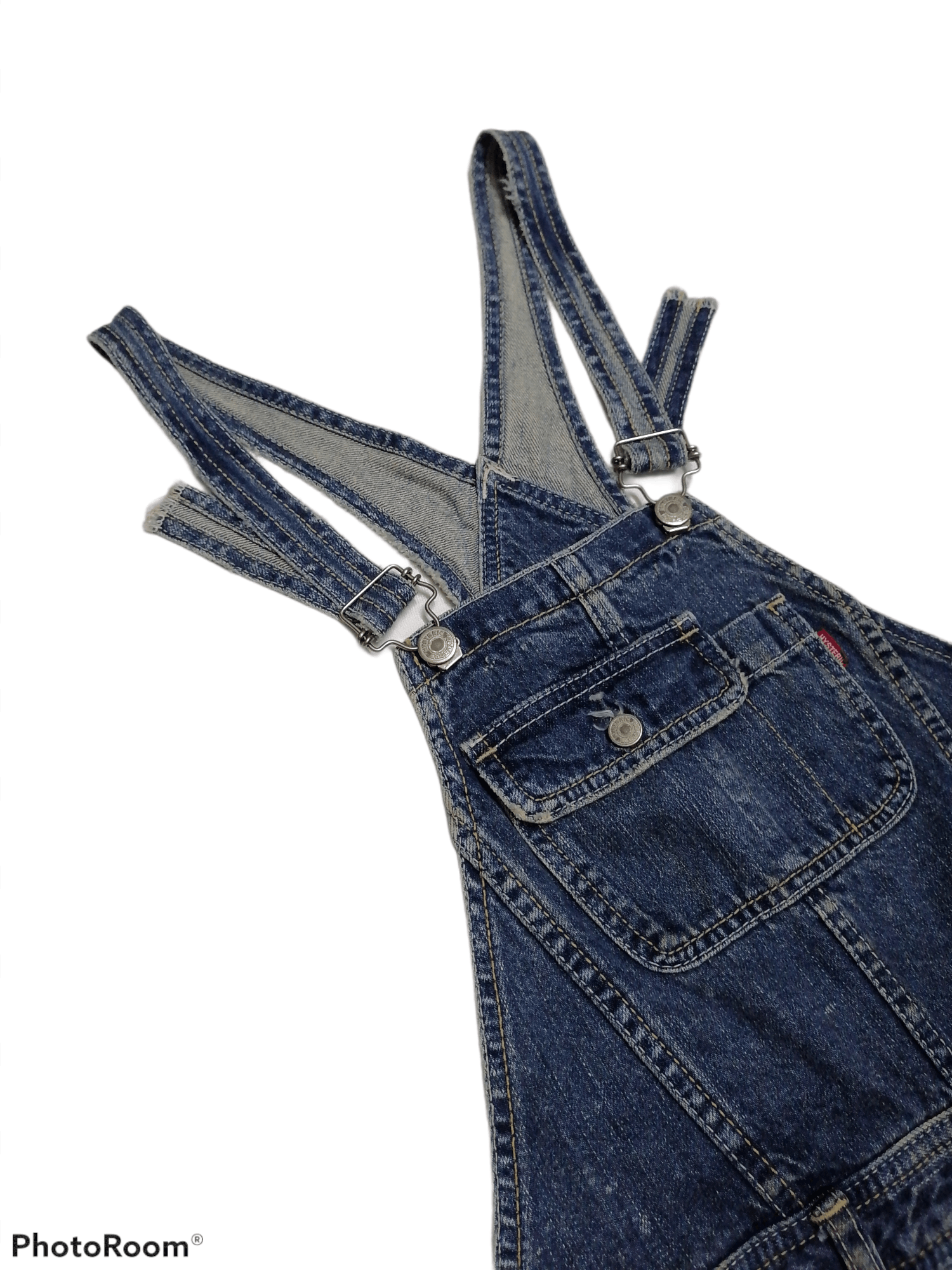 Hysteric Glamour RARE🔥Hysteric Glamour Distressed Denim Short Overall Size US 30 / EU 46 - 5 Thumbnail