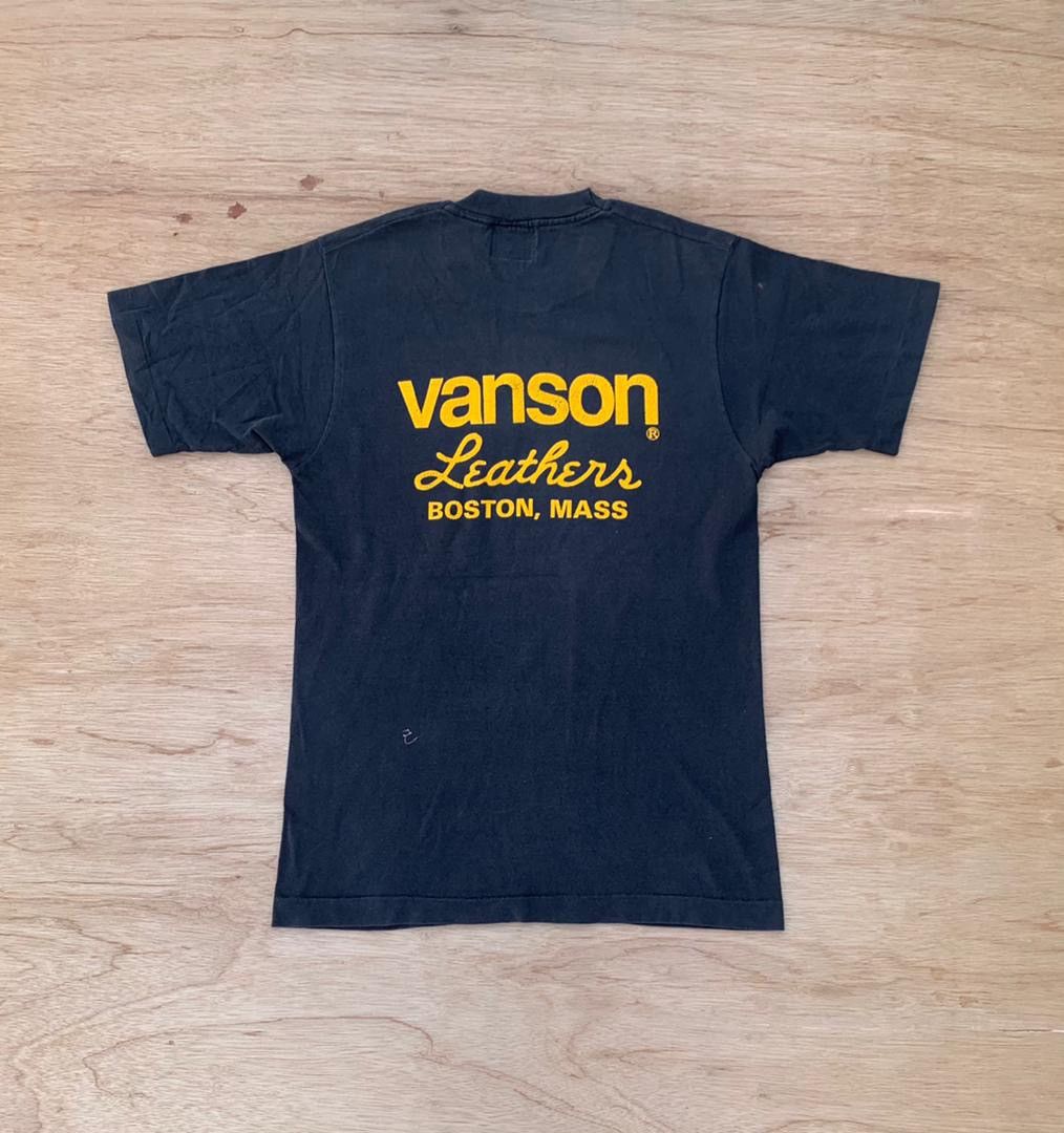 Vanson Leathers × Vintage vintage tee Vanson C3 Size US S / EU 44-46 / 1 - 1 Thumbnail