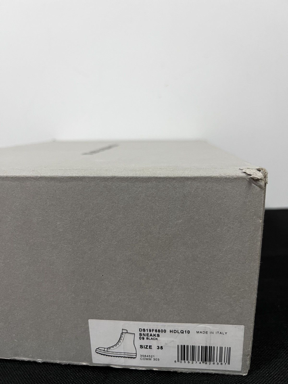 Rick Owens × Rick Owens Drkshdw Rick owens drkshdw so cunt ramones hi-top size35 Size US 5 / IT 35 - 7 Thumbnail