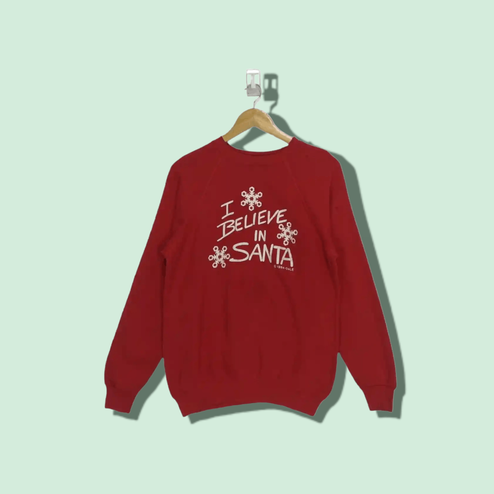 Hanes 80's HANES Santa Claus Christmas 1984 Dale Sweatshirt Size US M / EU 48-50 / 2 - 1 Thumbnail