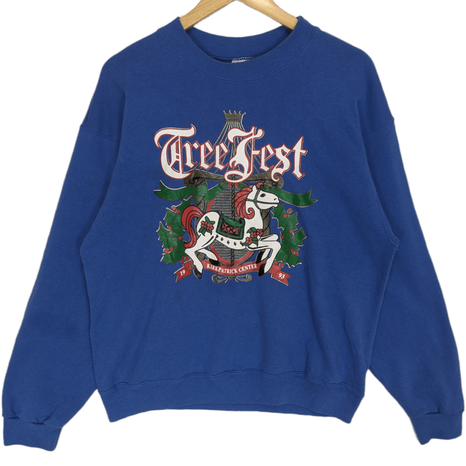 Hanes Vintage 90's THREE FEST 1993 Kirkpatrick Centre Sweatshirt Size US L / EU 52-54 / 3 - 2 Thumbnail