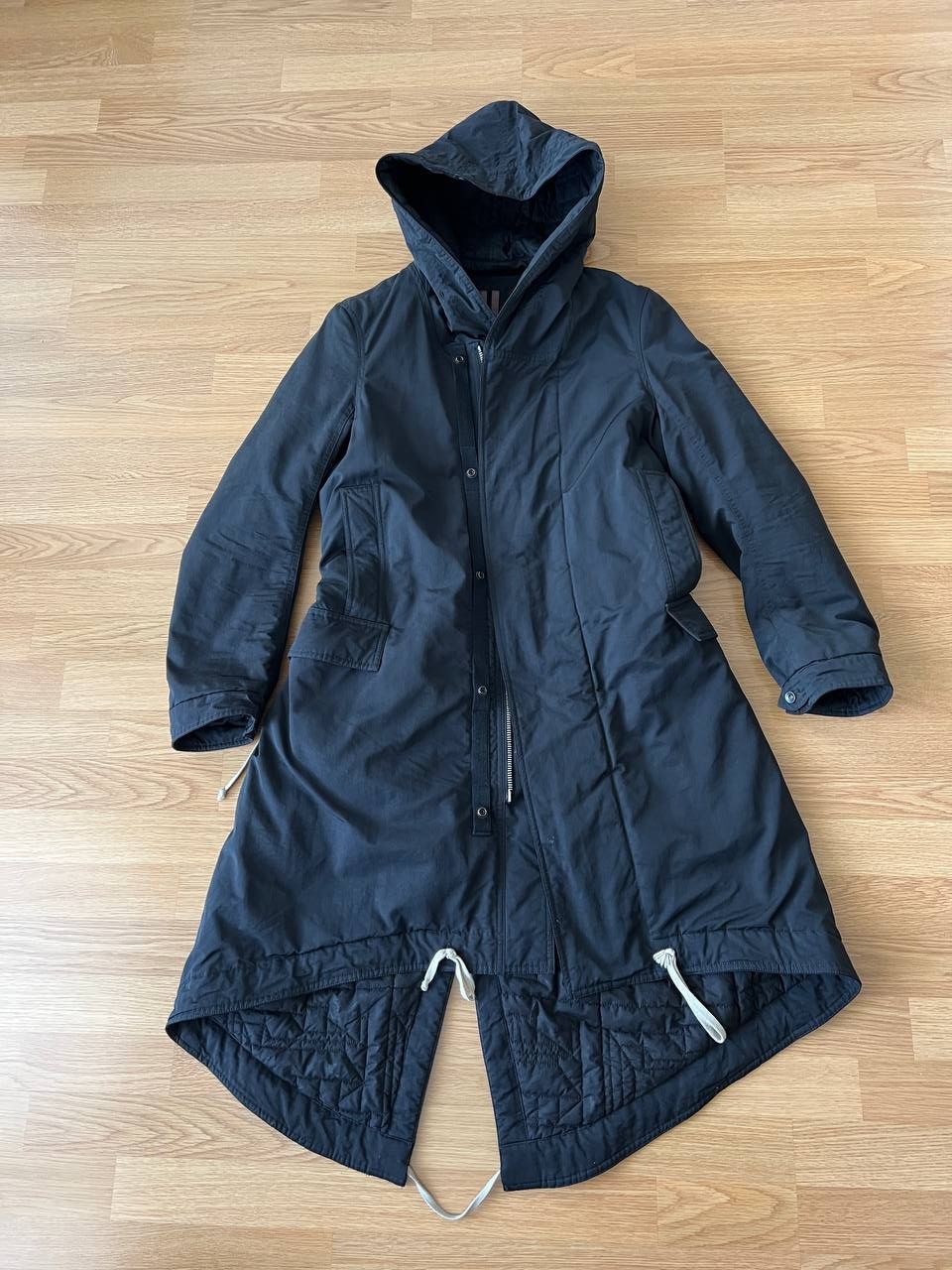 Rick Owens × Rick Owens Drkshdw Rick Owens Drkshdw Fishtail Parka Size S Size S / US 4 / IT 40 - 4 Thumbnail
