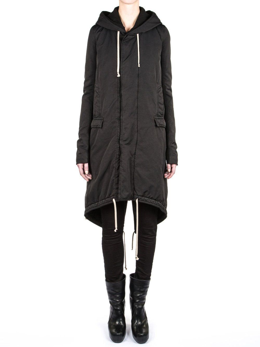 Rick Owens × Rick Owens Drkshdw Rick Owens Drkshdw Fishtail Parka Size S Size S / US 4 / IT 40 - 2 Thumbnail