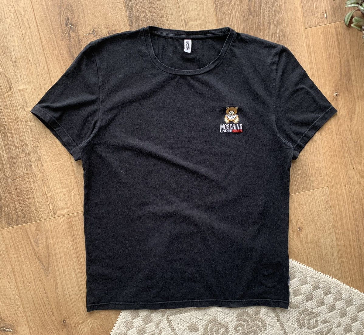 Moschino Moschino Underbear black t-shirt Size US M / EU 48-50 / 2 - 2 Thumbnail