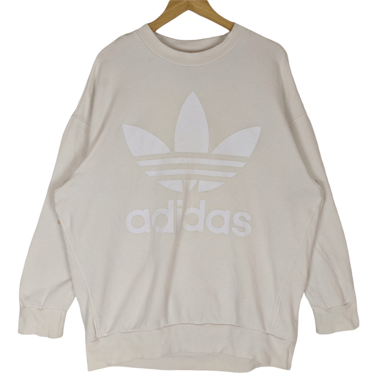 Adidas ADIDAS Trefoil Big Logo Jumper Sweatshirt Size US L / EU 52-54 / 3 - 2 Thumbnail