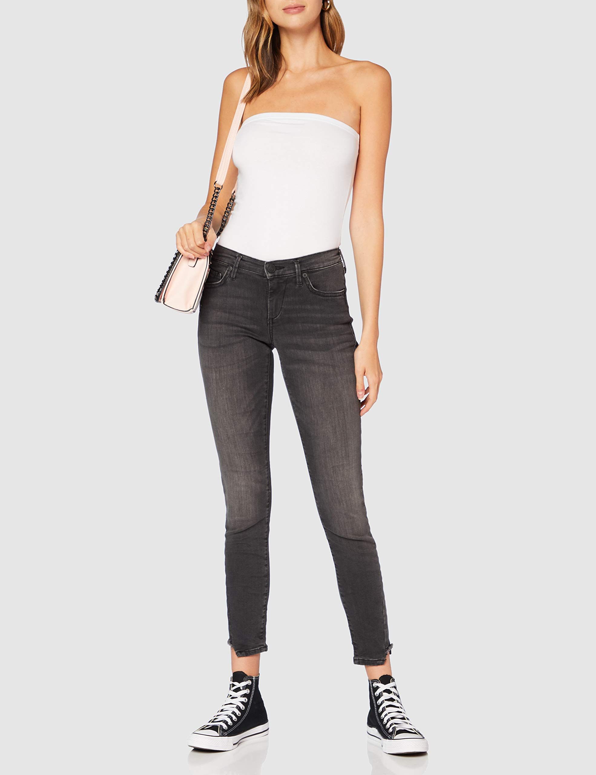 True Religion True Religion Halle Mid Rise Super Skinny Jeans Sz W27 Size 27" / US 4 / IT 40 - 3 Thumbnail
