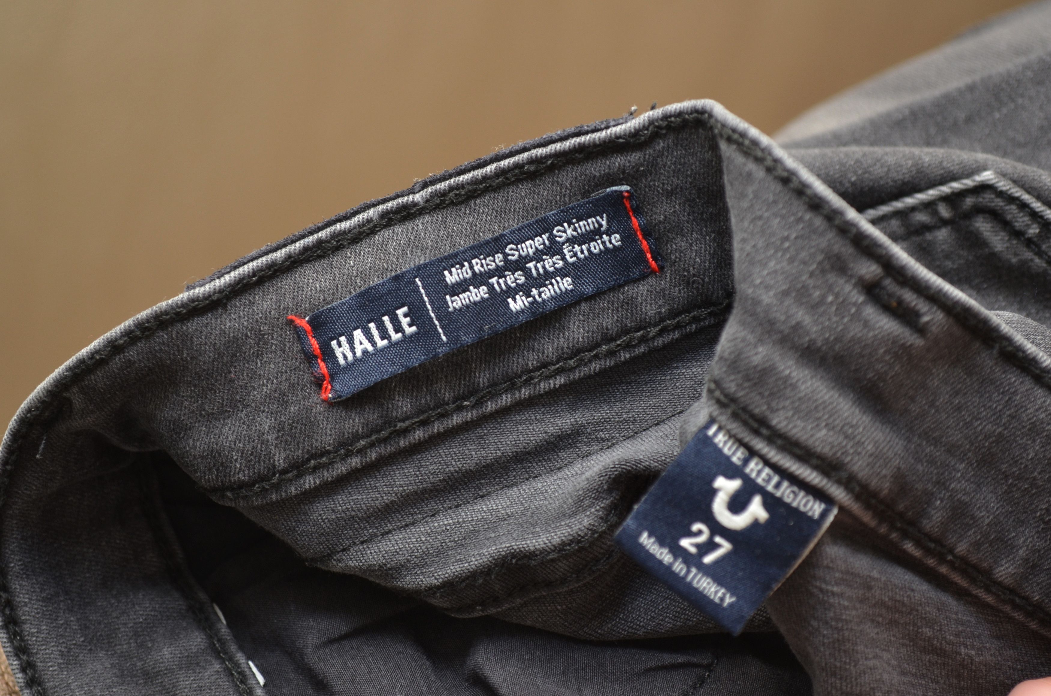 True Religion True Religion Halle Mid Rise Super Skinny Jeans Sz W27 Size 27" / US 4 / IT 40 - 14 Thumbnail