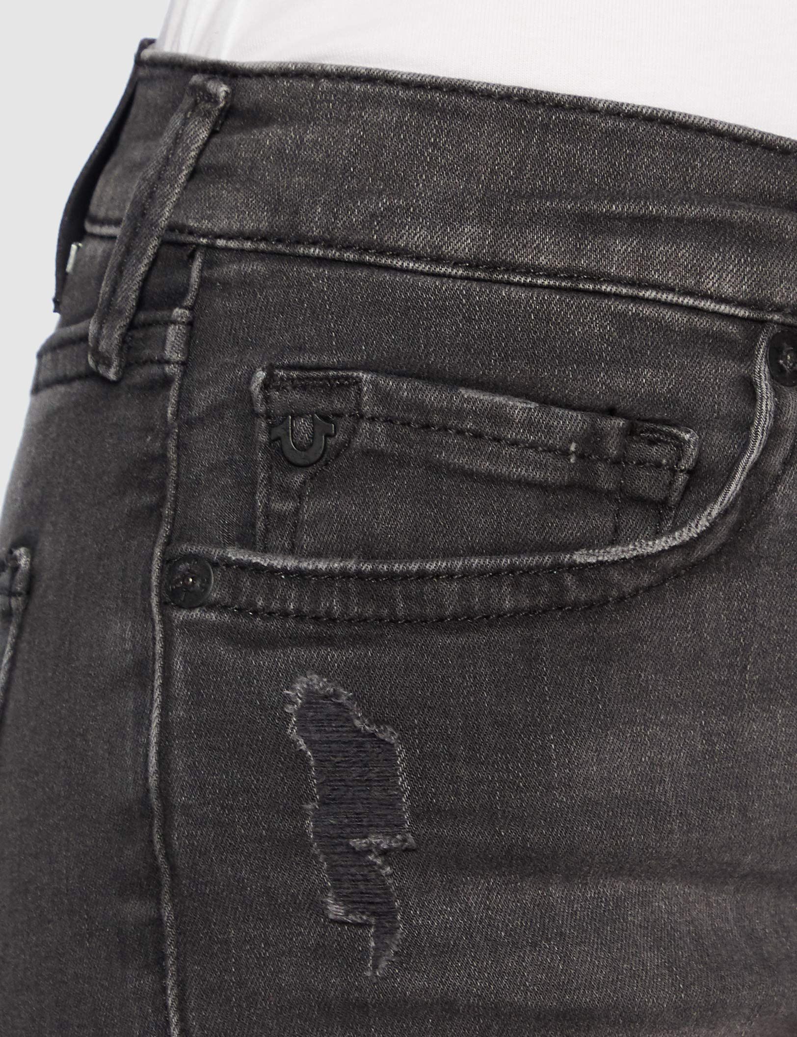 True Religion True Religion Halle Mid Rise Super Skinny Jeans Sz W27 Size 27" / US 4 / IT 40 - 5 Thumbnail