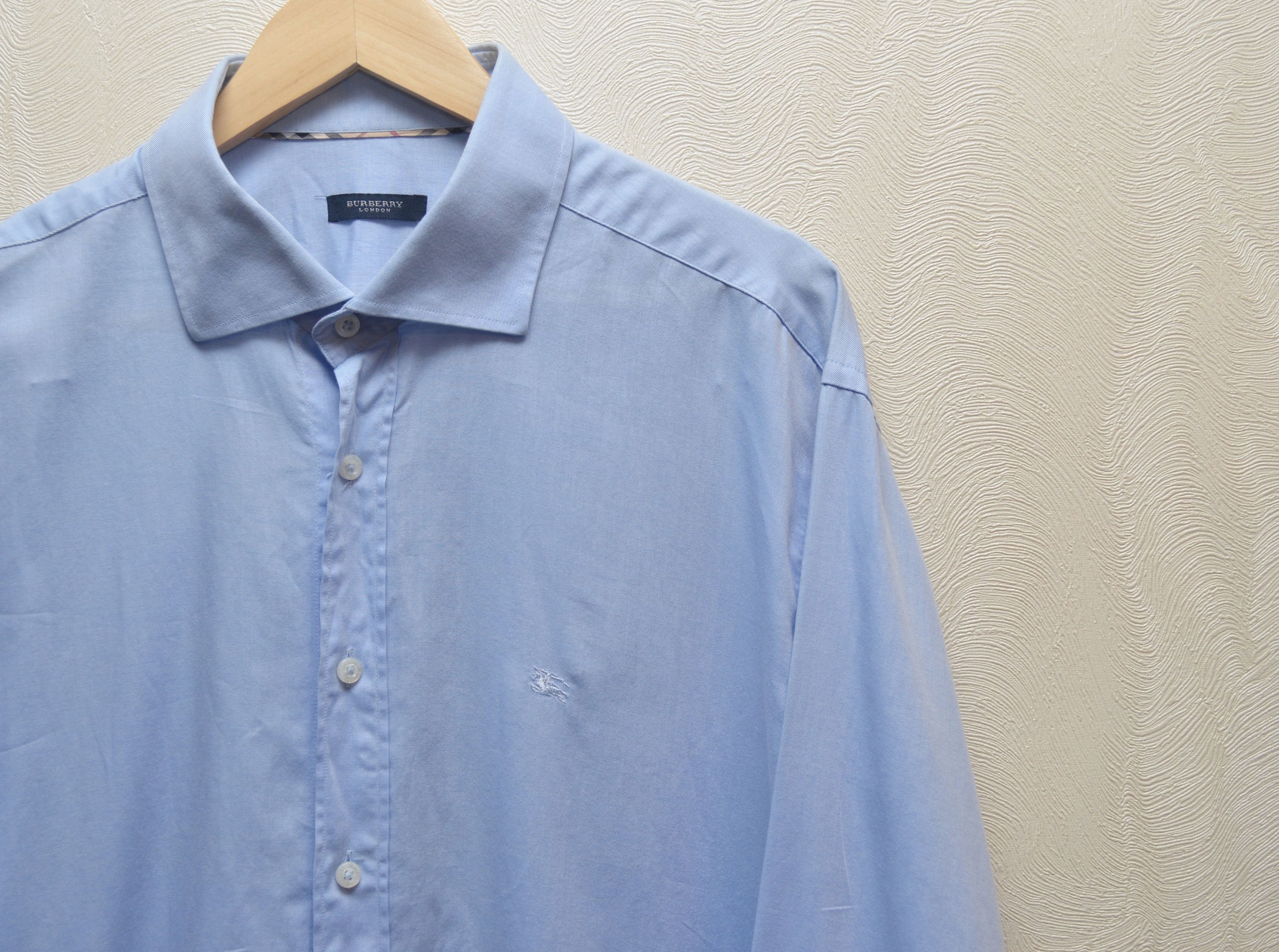 Burberry × Vintage Vintage 90s Burberrys Check Plaid L/S Shirt Sz XXL RARE Size US XXL / EU 58 / 5 - 3 Thumbnail