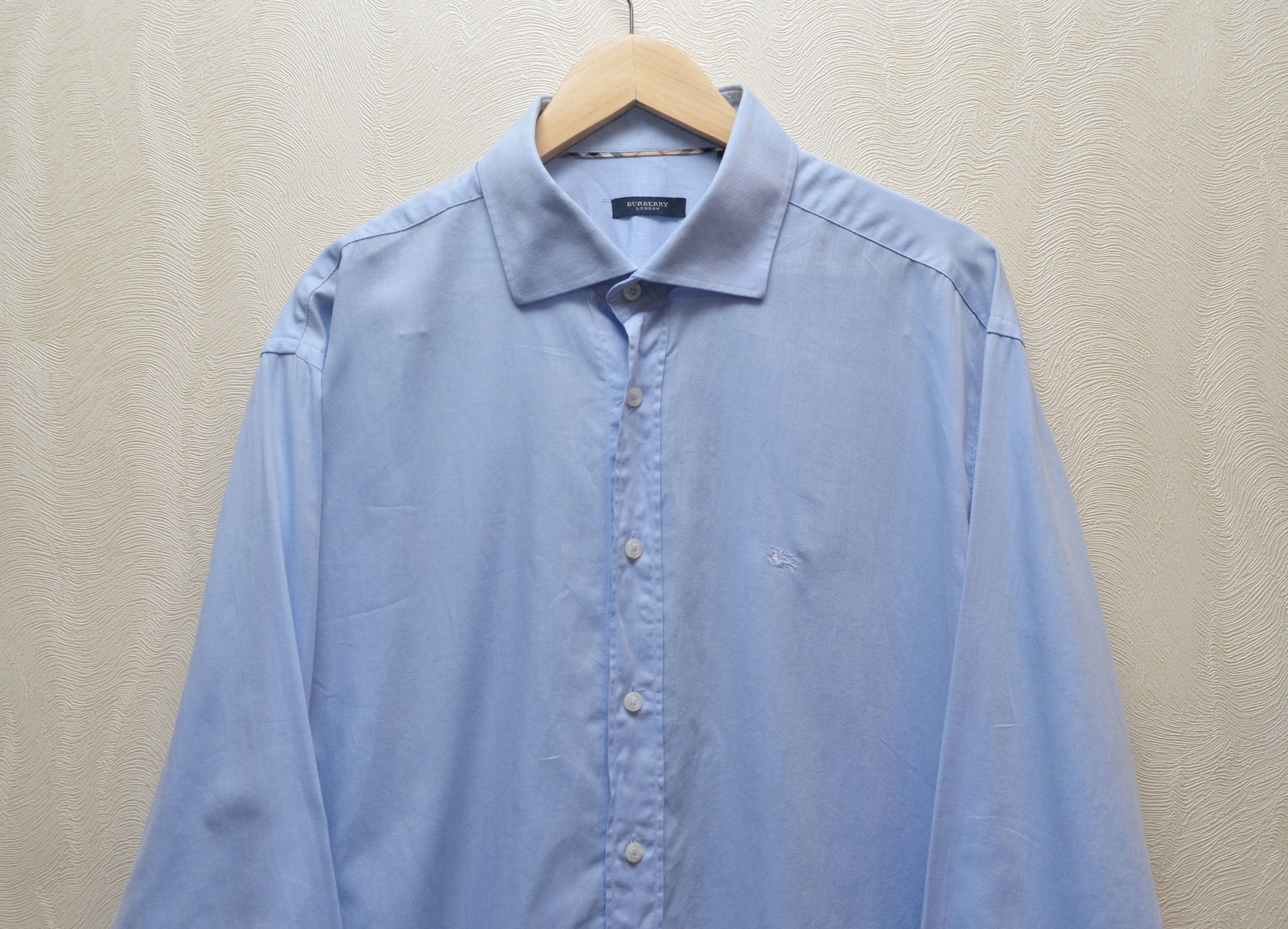 Burberry × Vintage Vintage 90s Burberrys Check Plaid L/S Shirt Sz XXL RARE Size US XXL / EU 58 / 5 - 2 Thumbnail