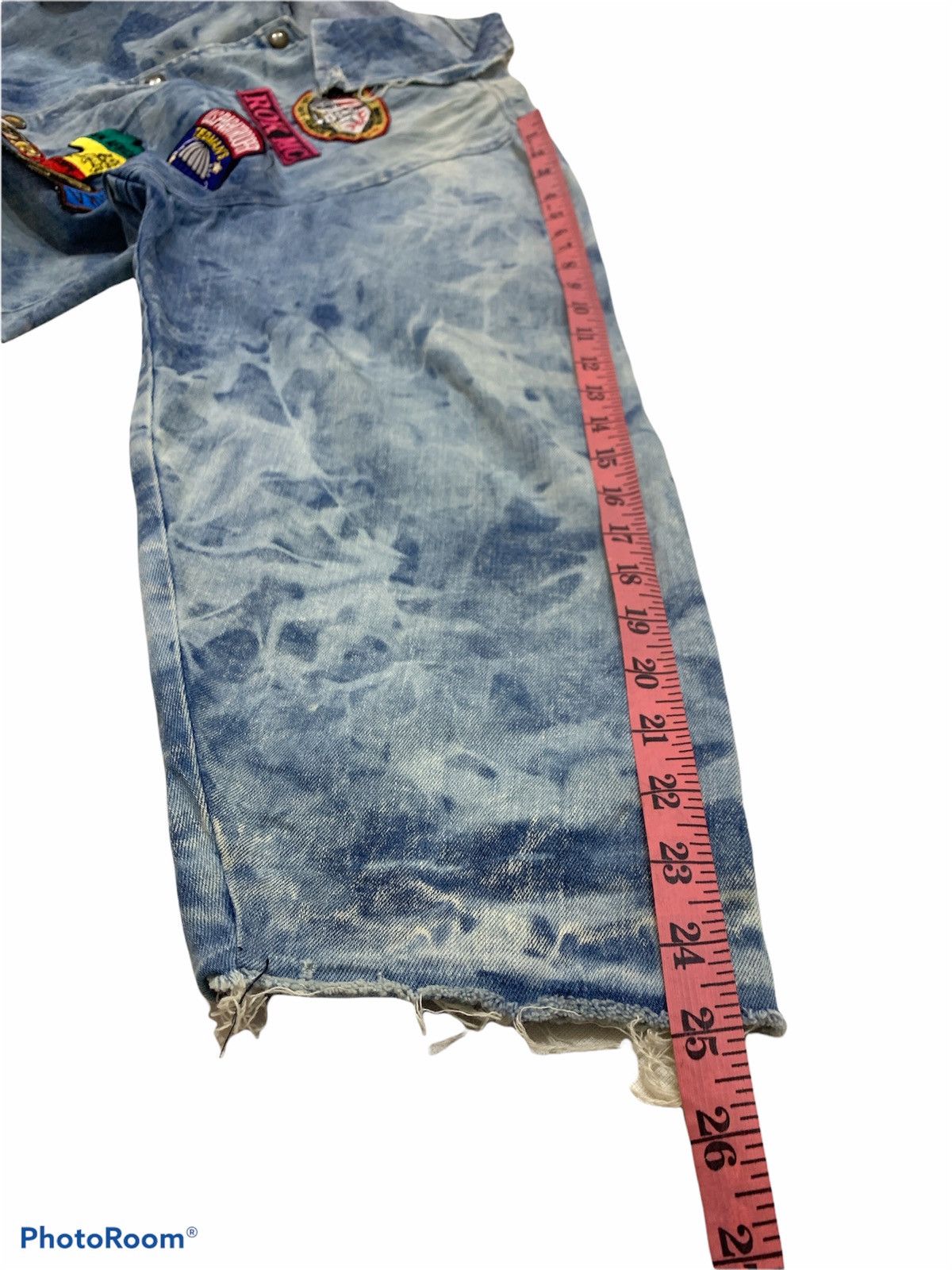 Other ACID WASHED PATCHES SOFT DENIM BAGGY JACKET Size US L / EU 52-54 / 3 - 6 Thumbnail