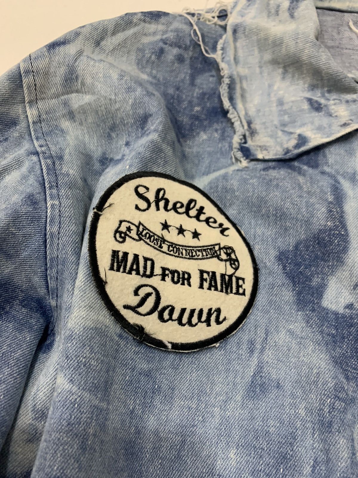 Other ACID WASHED PATCHES SOFT DENIM BAGGY JACKET Size US L / EU 52-54 / 3 - 9 Thumbnail