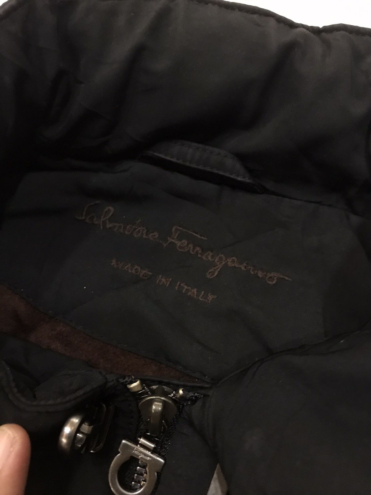 Salvatore Ferragamo VINTAGE SALVATORE FERRAGAMO CASHMERE WOOL LINING JACKET Size US L / EU 52-54 / 3 - 3 Thumbnail