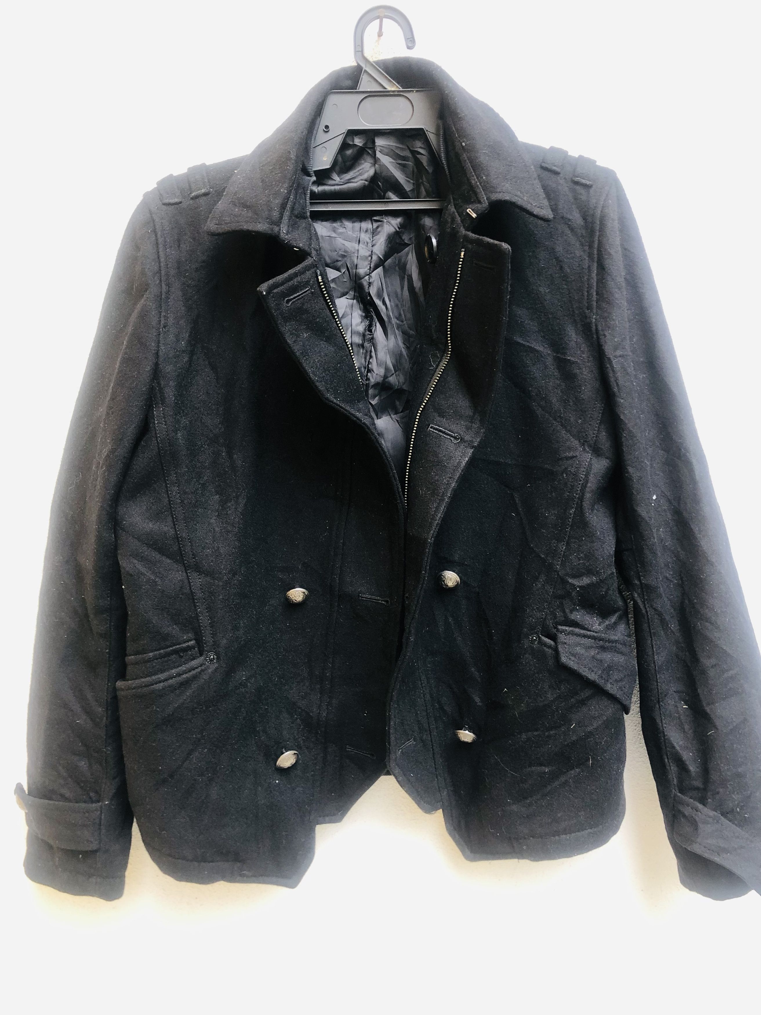 image of Ppfm Japanese Designer Fashion Style Jacket in Black, Men's (Size Medium)