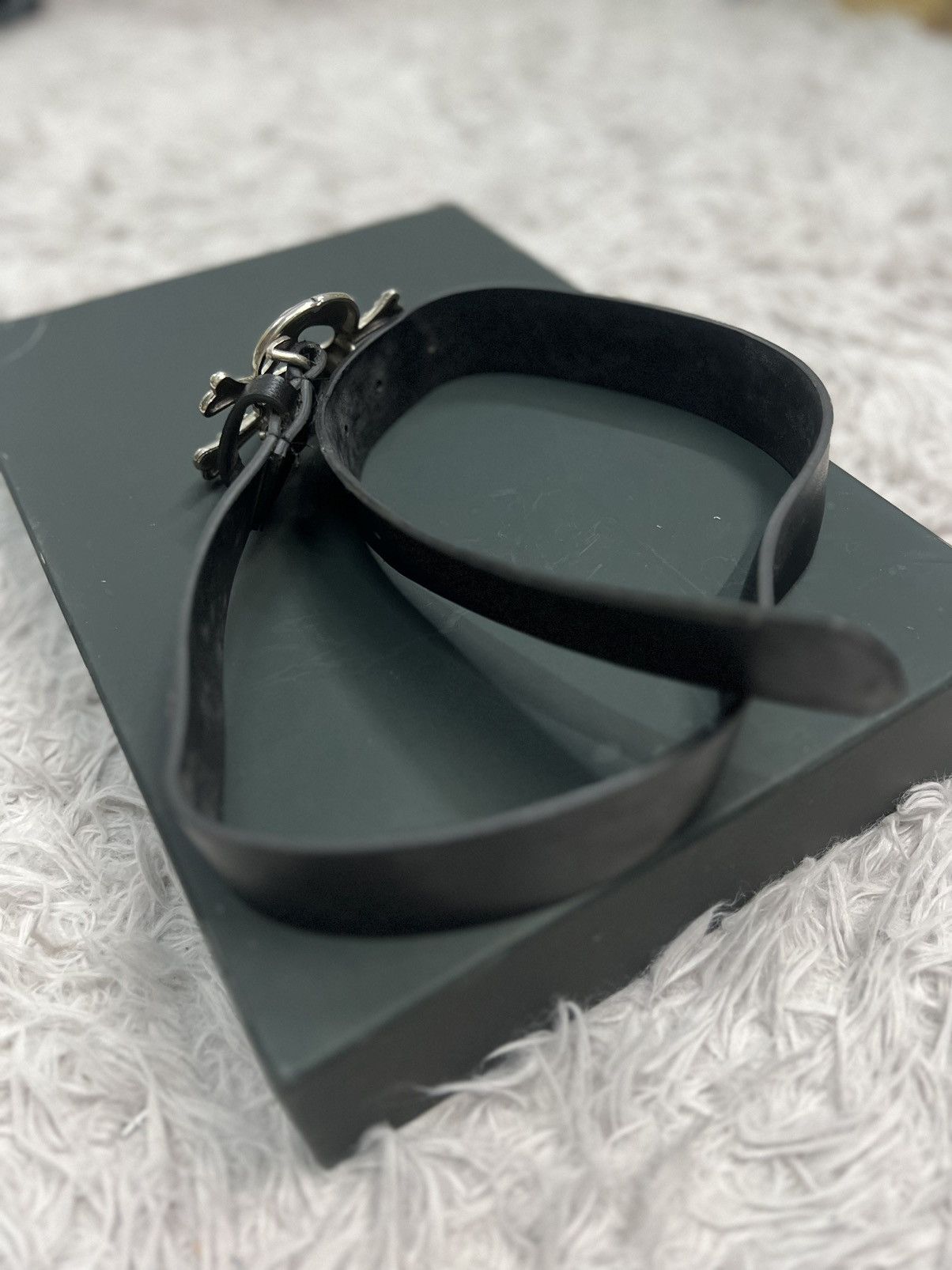 Japanese Brand VINTAGE SKULL BELT Size 28 - 3 Thumbnail