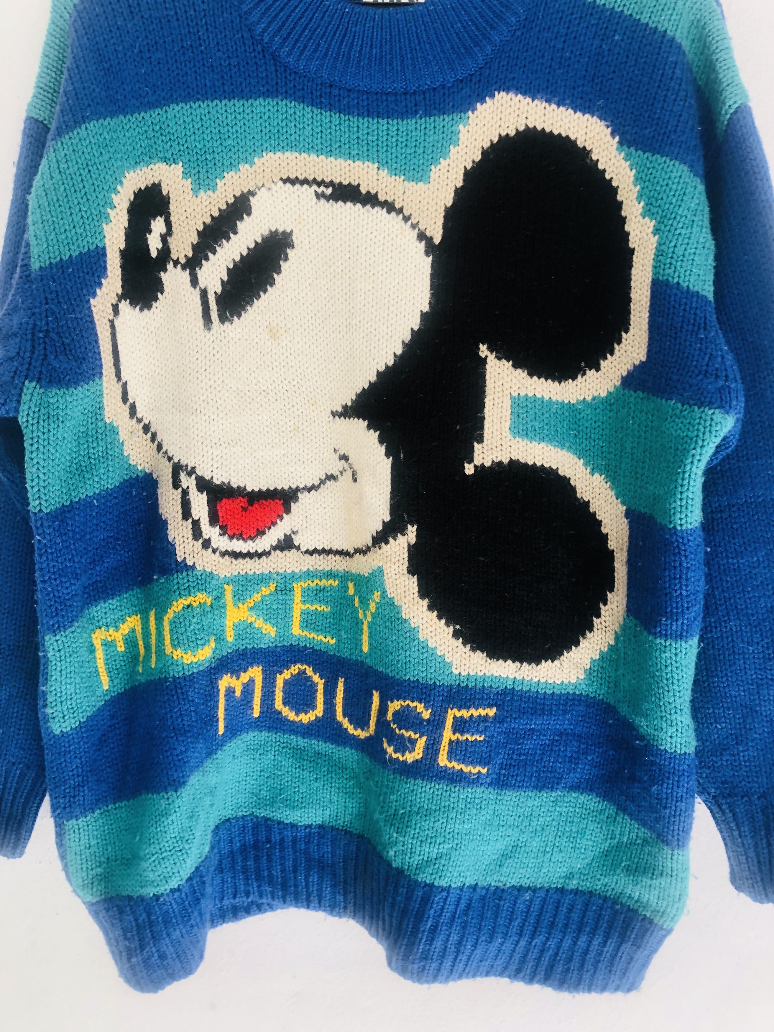 Japanese Brand × Mickey Mouse × Vintage Vintage Mickey Mouse Big Logo Japan Designed Fashion Style Size US L / EU 52-54 / 3 - 3 Thumbnail