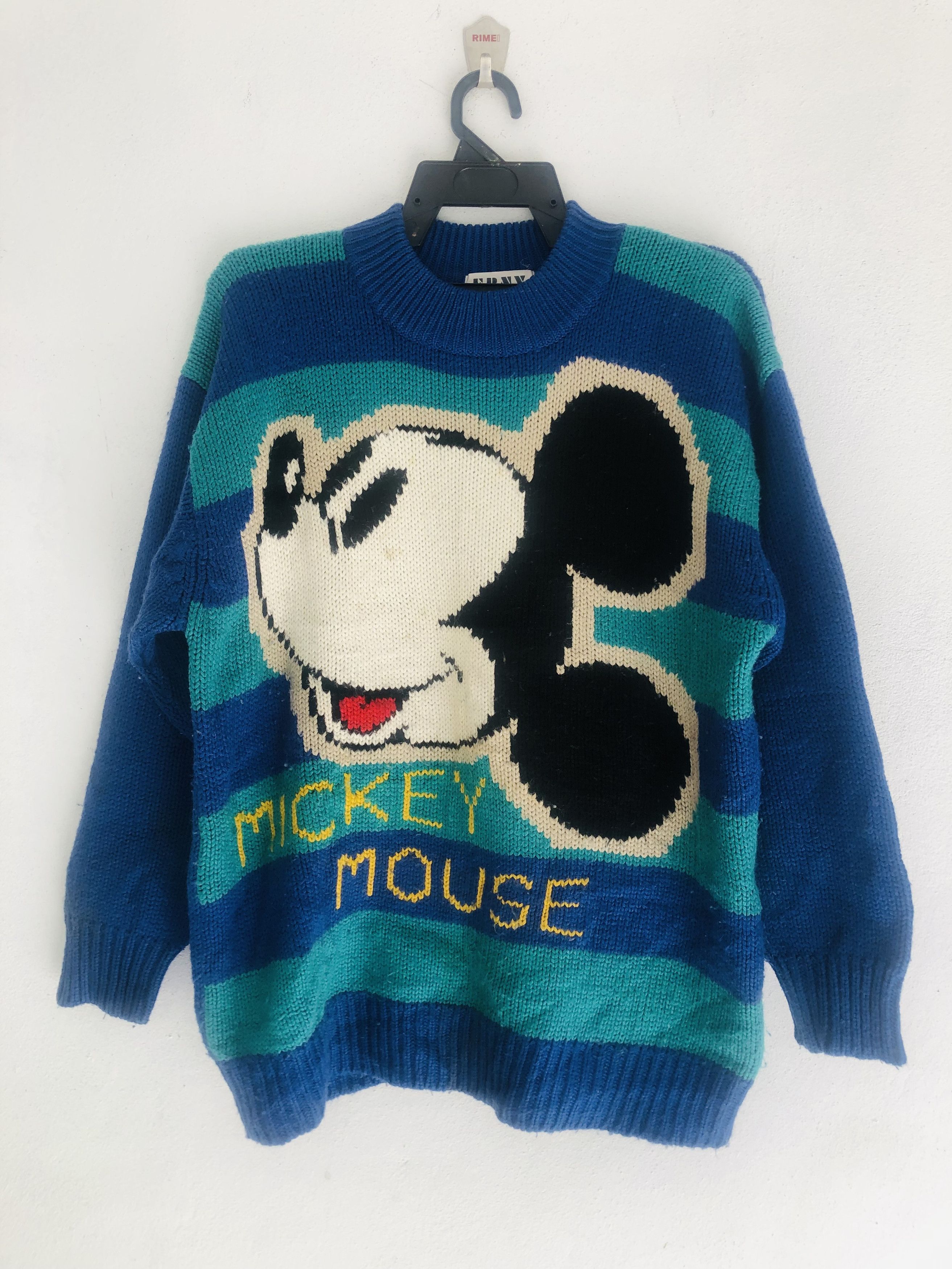 Japanese Brand × Mickey Mouse × Vintage Vintage Mickey Mouse Big Logo Japan Designed Fashion Style Size US L / EU 52-54 / 3 - 1 Thumbnail