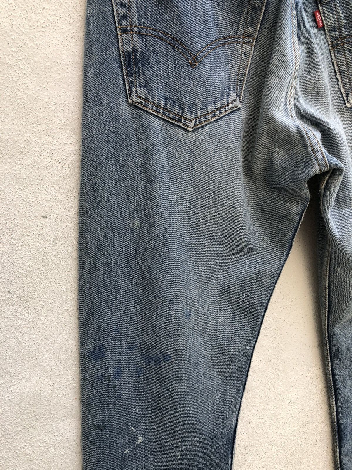 Levi's Vintage 1997 Levi’s 501 Jeans Splattered Paint Denim Size US 30 / EU 46 - 13 Thumbnail