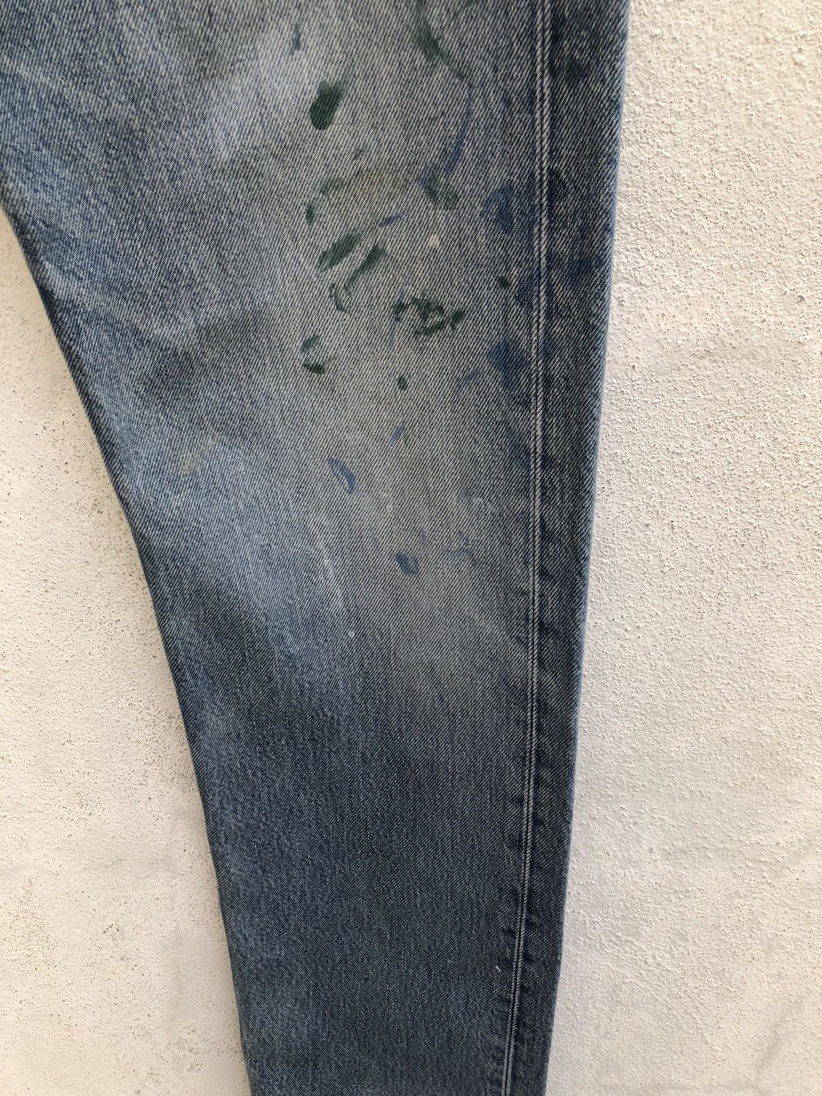 Levi's Vintage 1997 Levi’s 501 Jeans Splattered Paint Denim Size US 30 / EU 46 - 8 Thumbnail