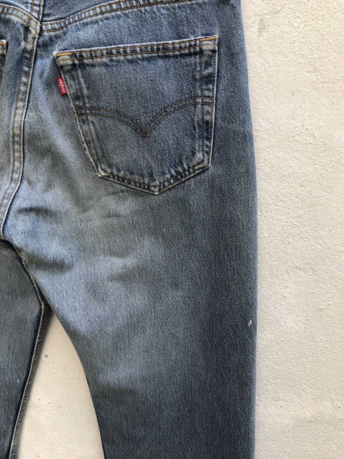 Levi's Vintage 1997 Levi’s 501 Jeans Splattered Paint Denim Size US 30 / EU 46 - 15 Thumbnail