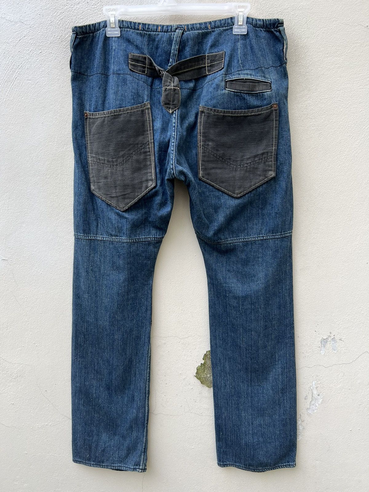 Vintage Canton Overalls Tokyo Double Knee Selvedge Denim Jeans Size US 32 / EU 48 - 12 Thumbnail