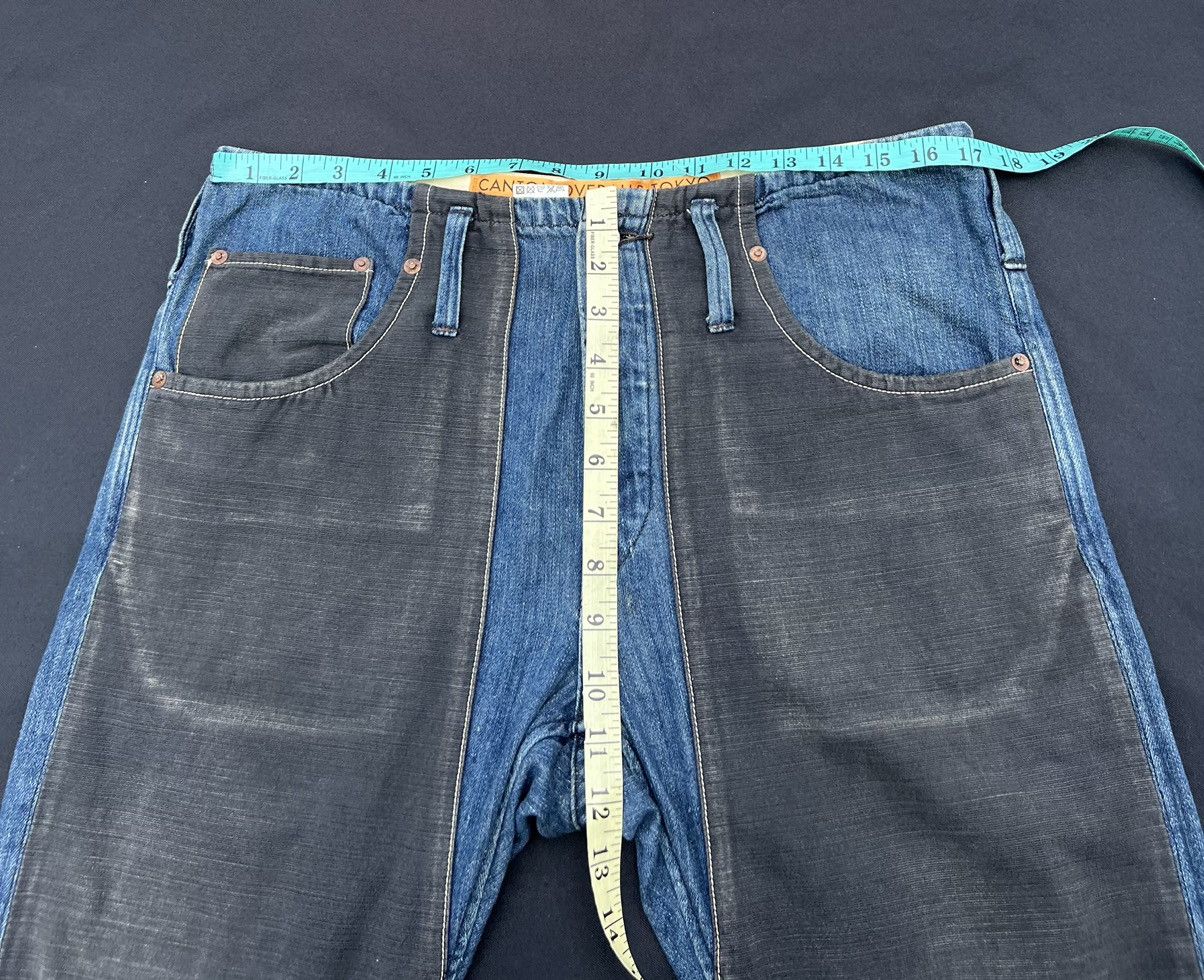 Vintage Canton Overalls Tokyo Double Knee Selvedge Denim Jeans Size US 32 / EU 48 - 2 Thumbnail