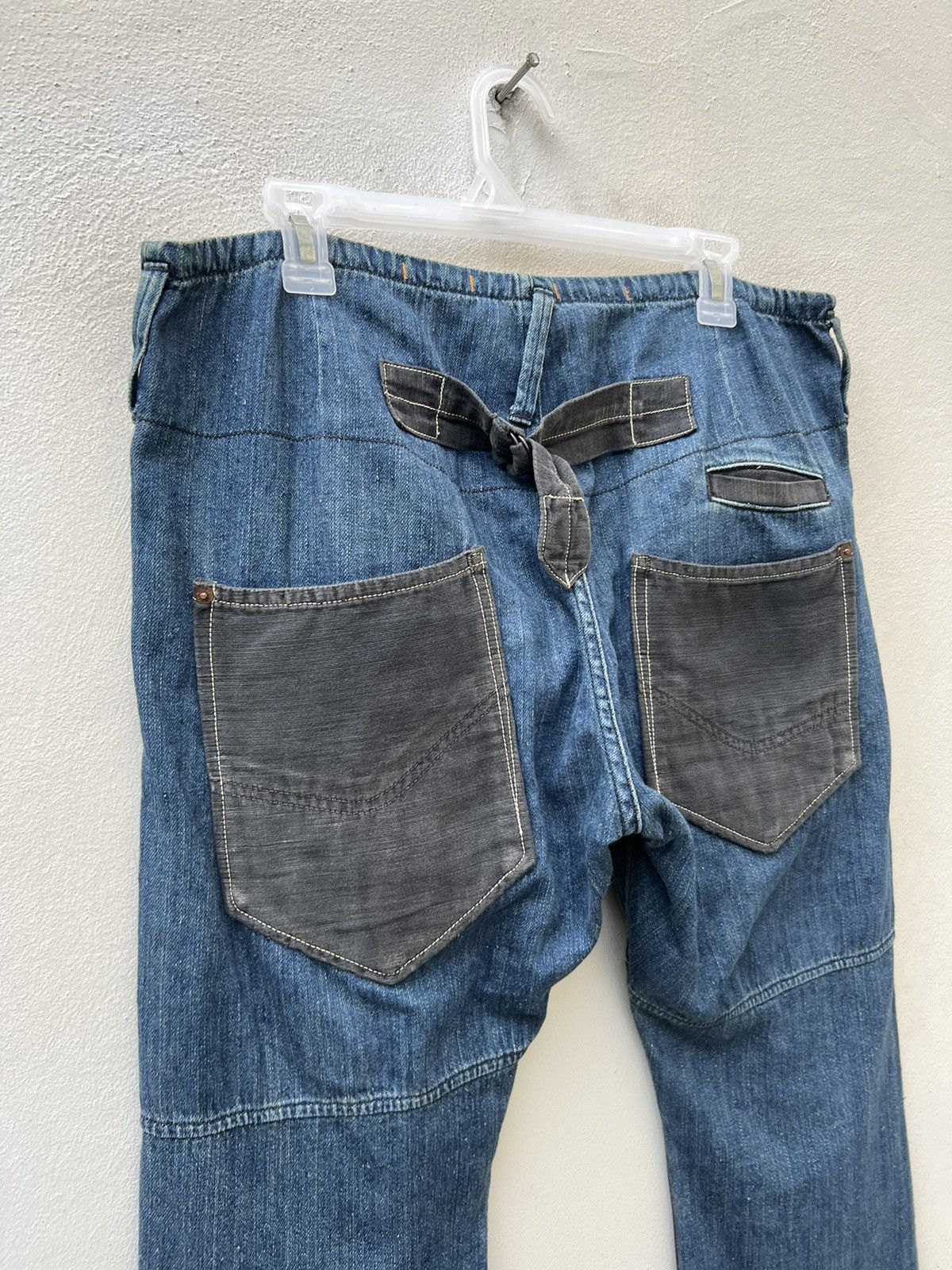Vintage Canton Overalls Tokyo Double Knee Selvedge Denim Jeans Size US 32 / EU 48 - 13 Thumbnail