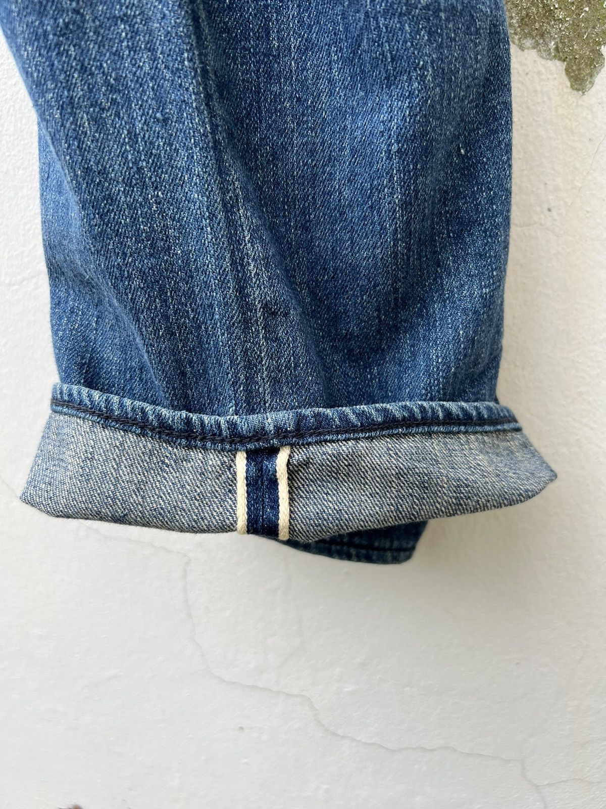 Vintage Canton Overalls Tokyo Double Knee Selvedge Denim Jeans Size US 32 / EU 48 - 18 Thumbnail