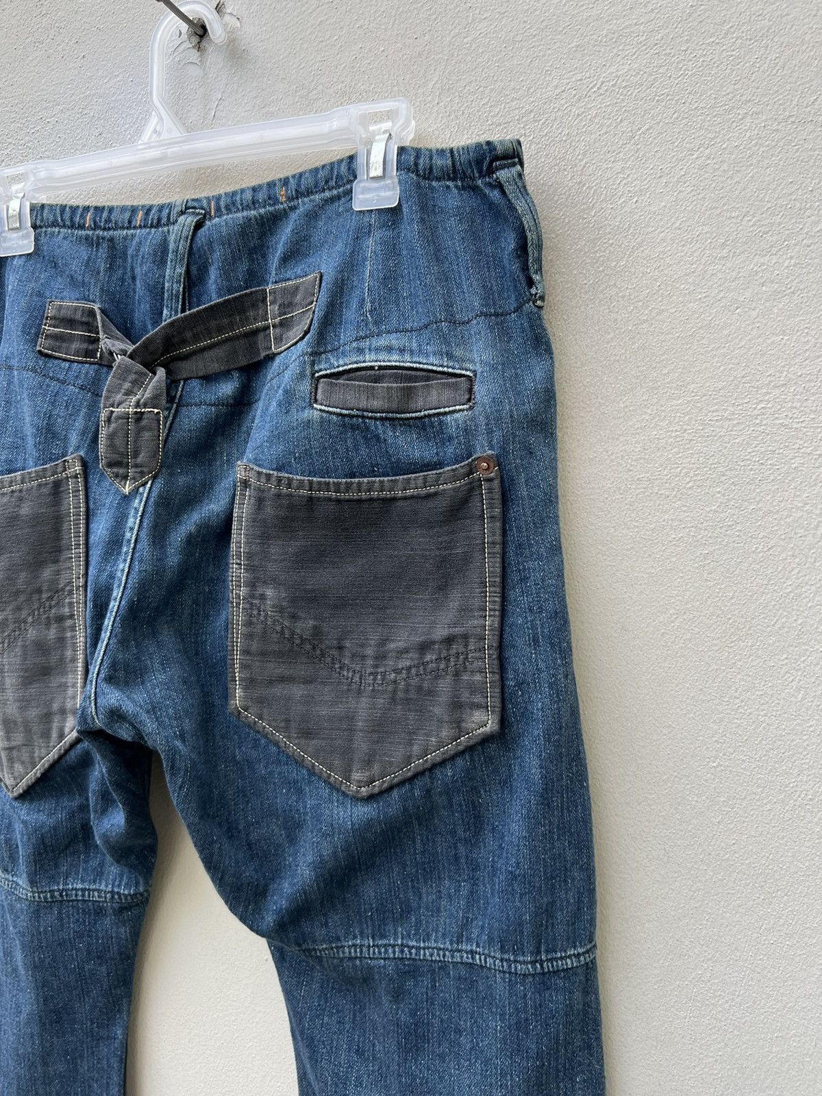 Vintage Canton Overalls Tokyo Double Knee Selvedge Denim Jeans Size US 32 / EU 48 - 15 Thumbnail