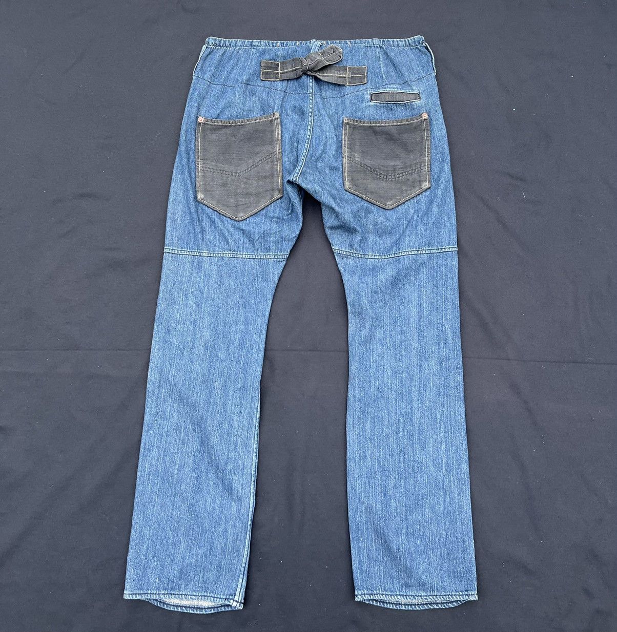 Vintage Canton Overalls Tokyo Double Knee Selvedge Denim Jeans Size US 32 / EU 48 - 5 Thumbnail