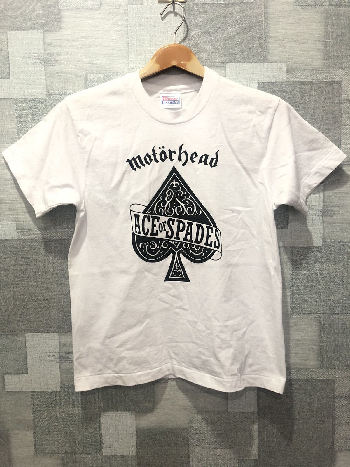 image of Band Tees Motorhead Band Tee in White, Men's (Size Small)