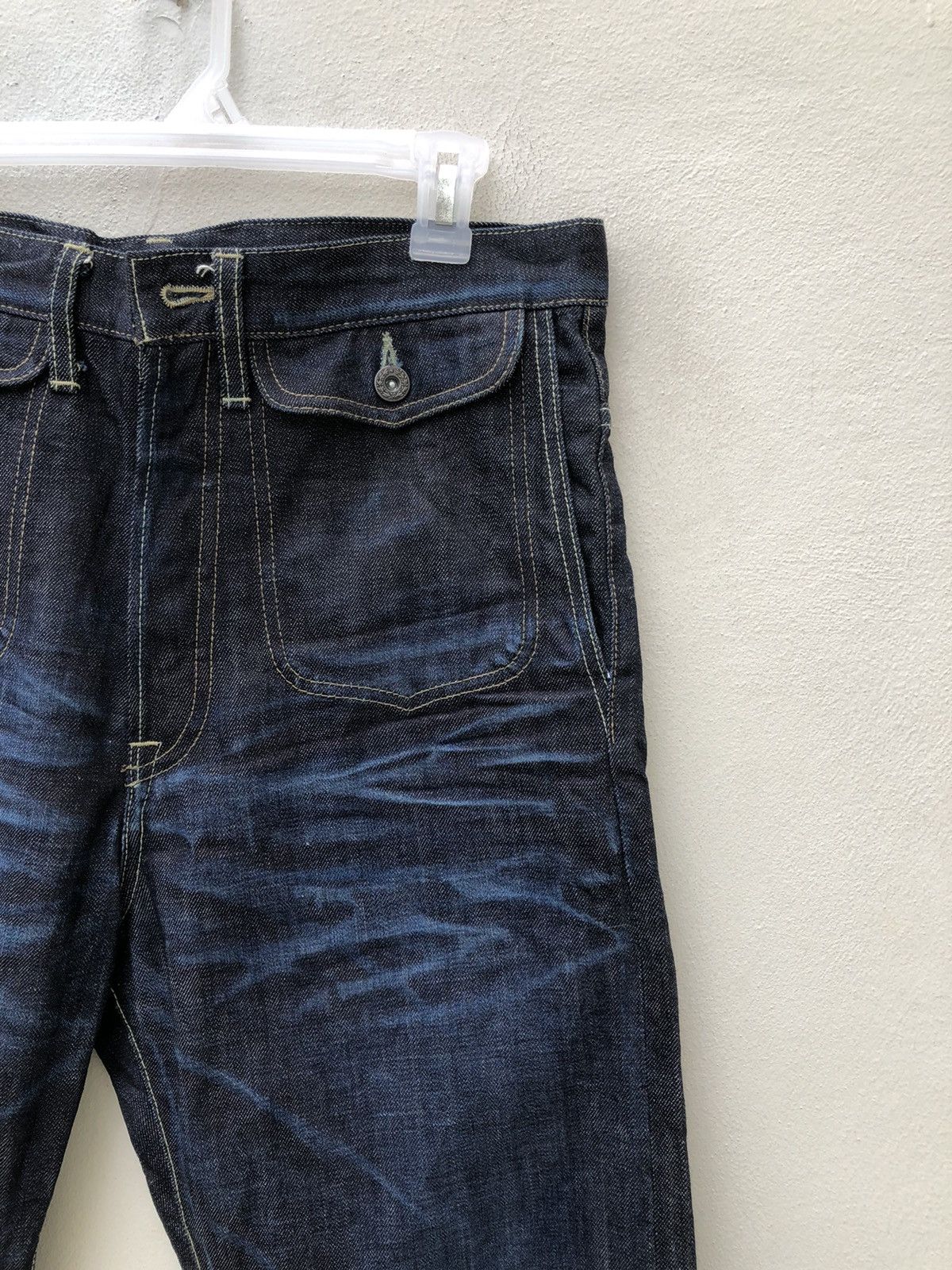 Schlussel GLAMB Tokyo Distressed 6 Pocket Denim Jeans Size US 32 / EU 48 - 10 Thumbnail