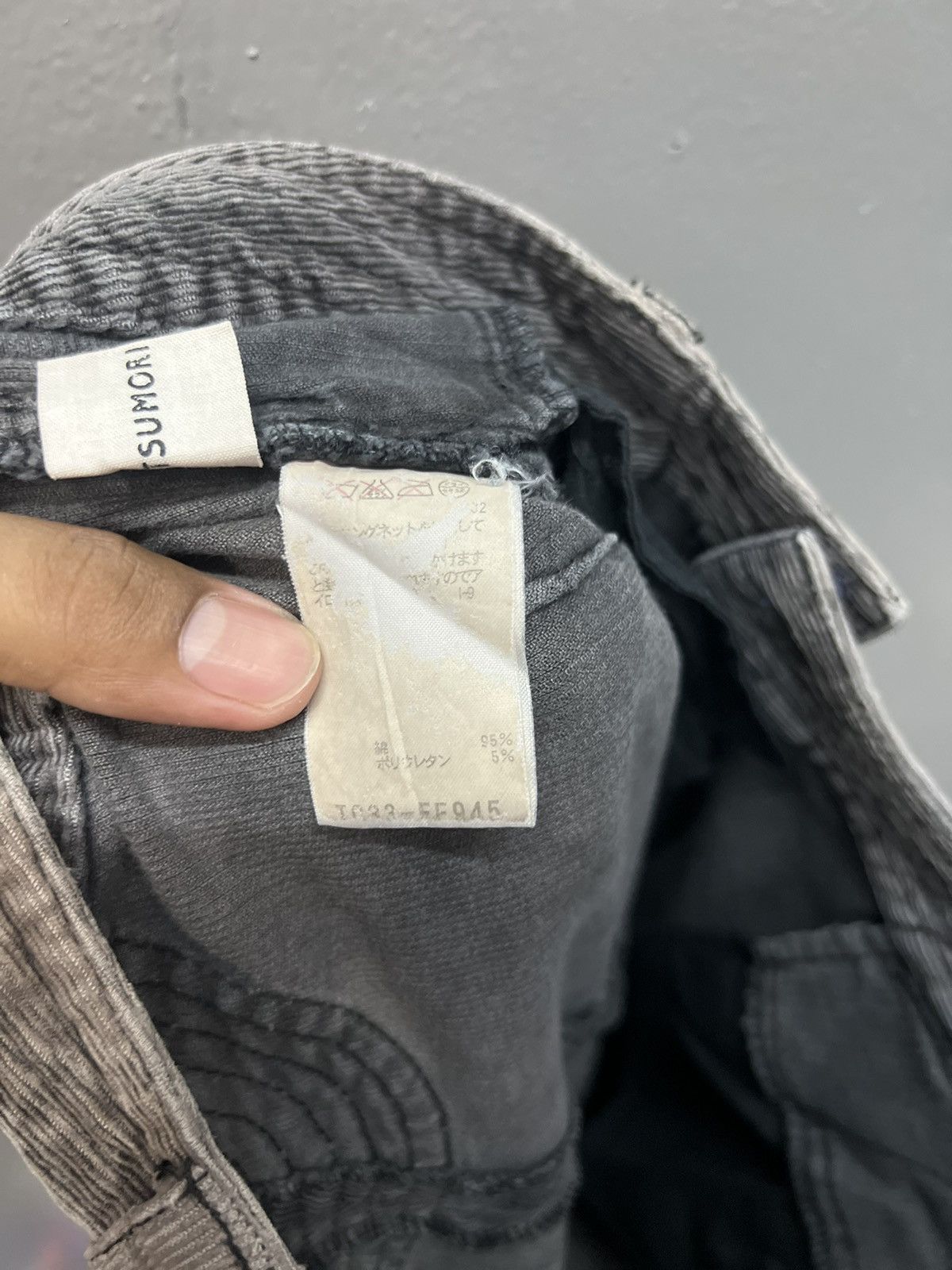 Issey Miyake ISSEY MIYAKE TSUMORI CHISATO CORDUROY BONDAGE PANT SIZE 28 Size US 28 / EU 44 - 12 Thumbnail