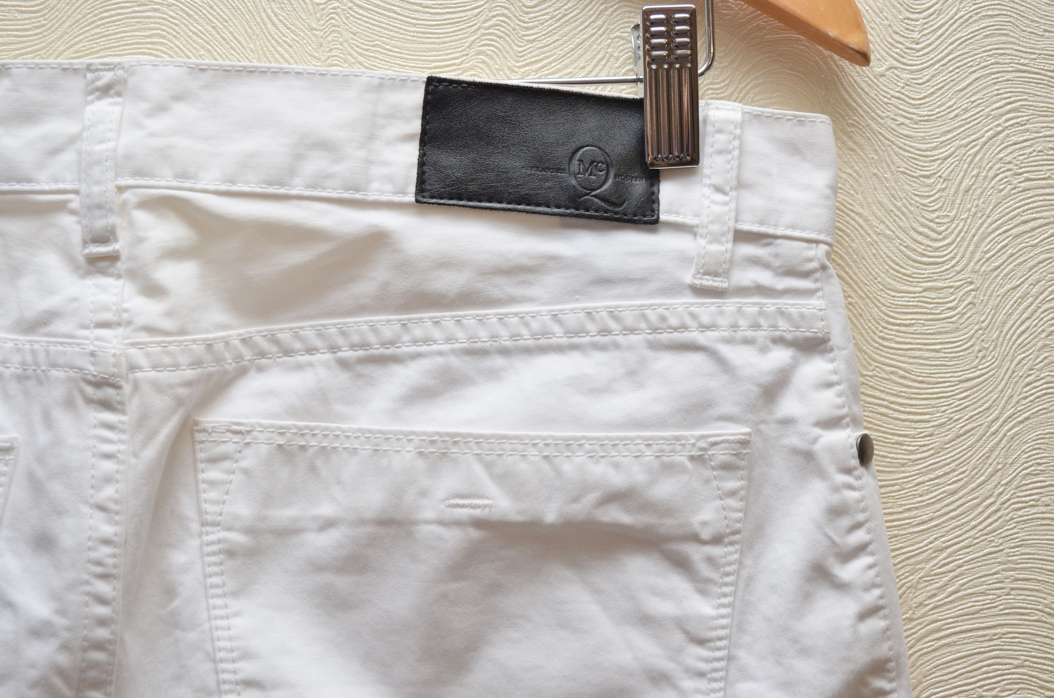 Alexander McQueen Alexander Mcqueen MCQ Embroided Pocket Logo White Jeans Size US 32 / EU 48 - 9 Thumbnail