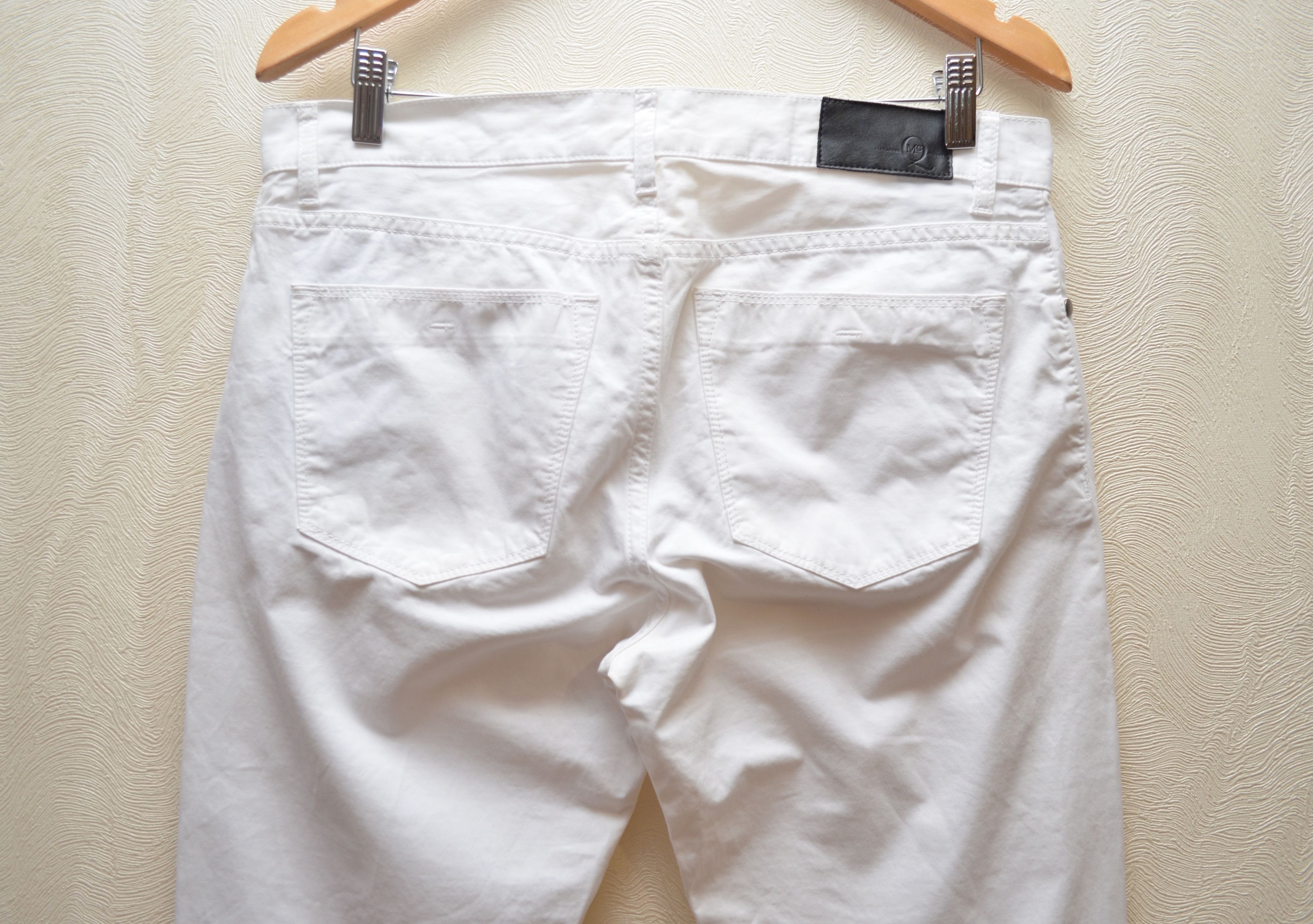 Alexander McQueen Alexander Mcqueen MCQ Embroided Pocket Logo White Jeans Size US 32 / EU 48 - 8 Thumbnail