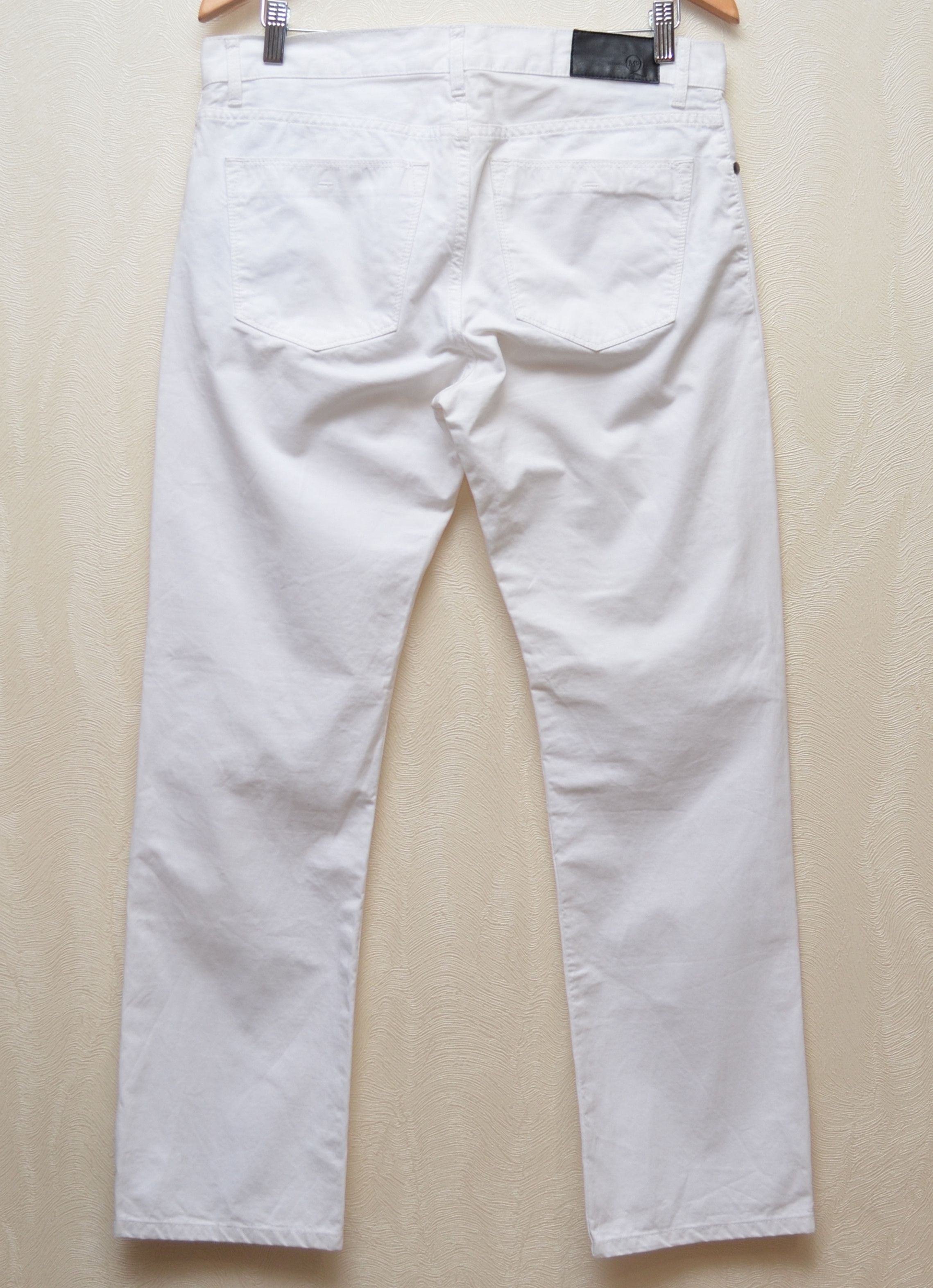 Alexander McQueen Alexander Mcqueen MCQ Embroided Pocket Logo White Jeans Size US 32 / EU 48 - 7 Thumbnail