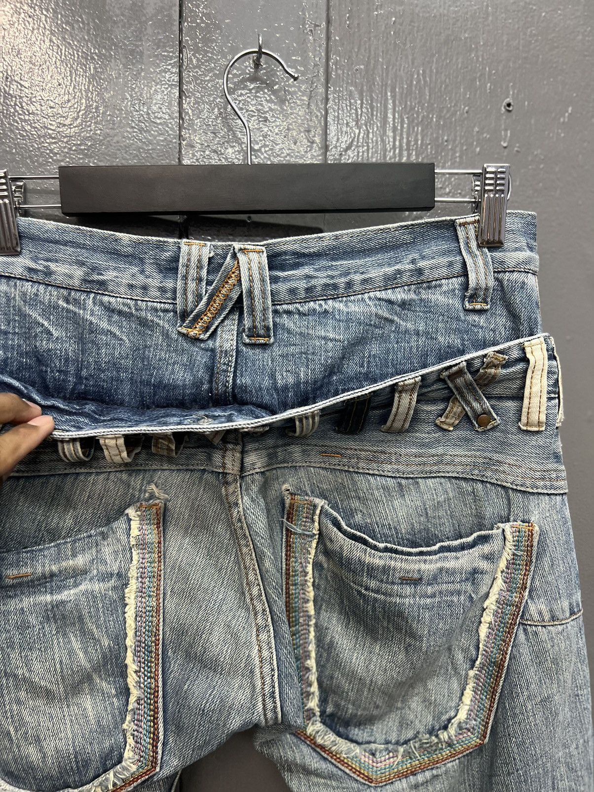 Japanese Brand DOMINATED HANDCRAFTED JEANS DOUBLEWAIST JEANS SIZE 30 Size US 30 / EU 46 - 8 Thumbnail