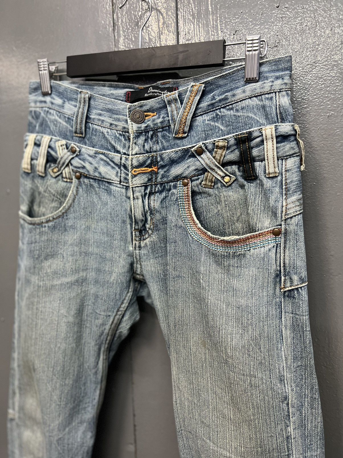 Japanese Brand DOMINATED HANDCRAFTED JEANS DOUBLEWAIST JEANS SIZE 30 Size US 30 / EU 46 - 3 Thumbnail