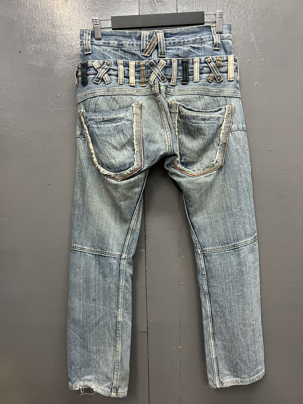 Japanese Brand DOMINATED HANDCRAFTED JEANS DOUBLEWAIST JEANS SIZE 30 Size US 30 / EU 46 - 7 Thumbnail