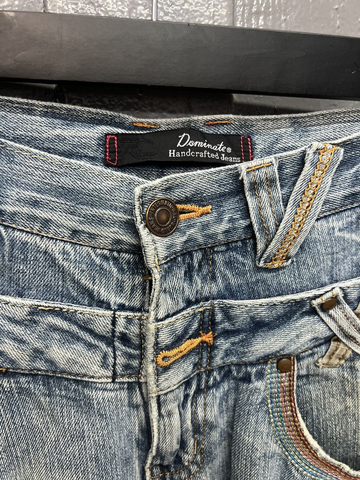 Japanese Brand DOMINATED HANDCRAFTED JEANS DOUBLEWAIST JEANS SIZE 30 Size US 30 / EU 46 - 4 Thumbnail