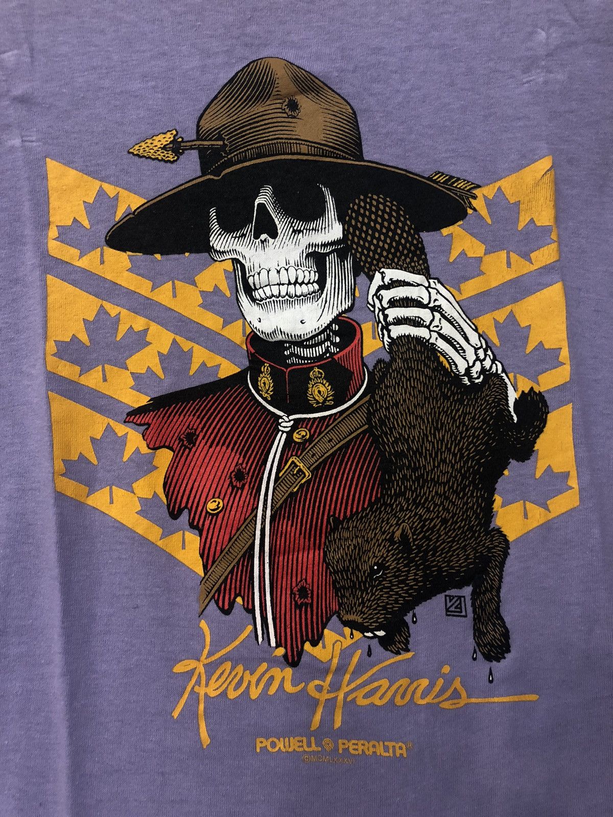Powell Peralta × Vintage VINTAGE 90s Powell Peralta Skateboard T shirts Size US S / EU 44-46 / 1 - 3 Thumbnail