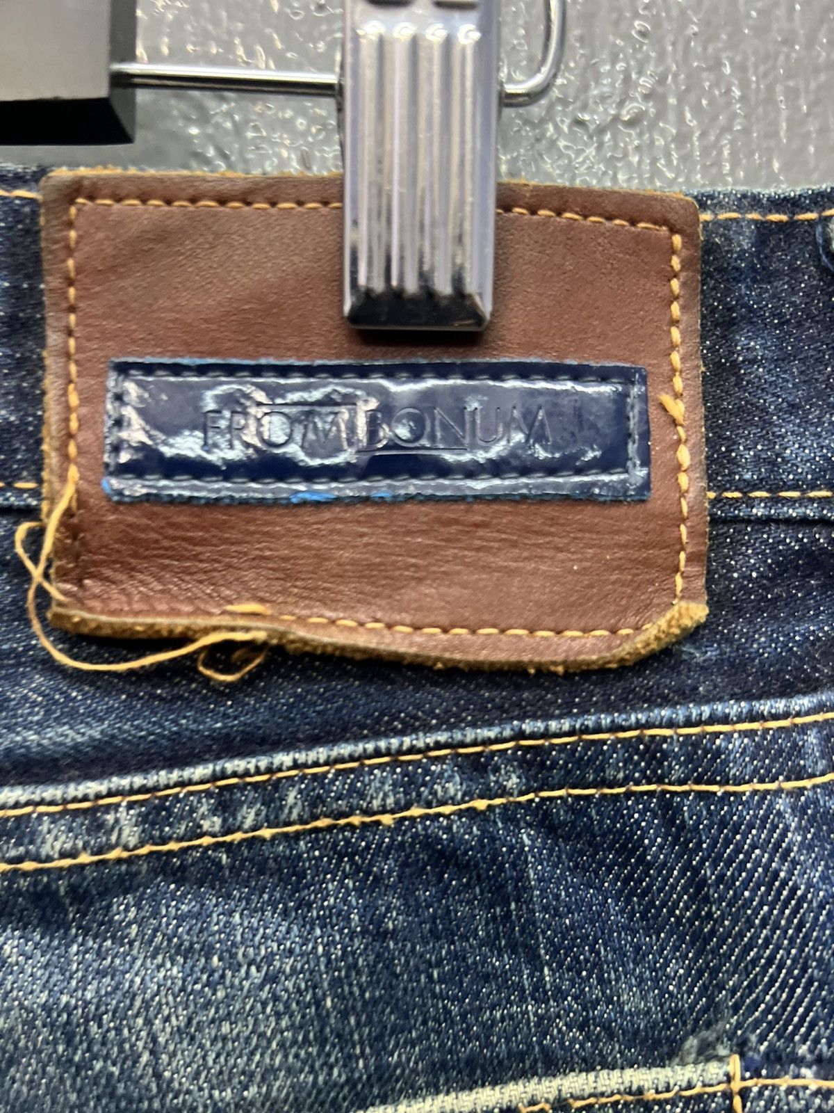 Japanese Brand FROM BONUM DENIM SELVEDGE JEANS SIZE 36 Size US 36 / EU 52 - 7 Thumbnail