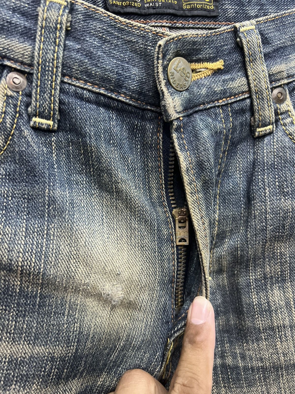 Lee VINTAGE LEE RIDERS FLARE DENIM JEANS SIZE 30 Size US 30 / EU 46 - 5 Thumbnail